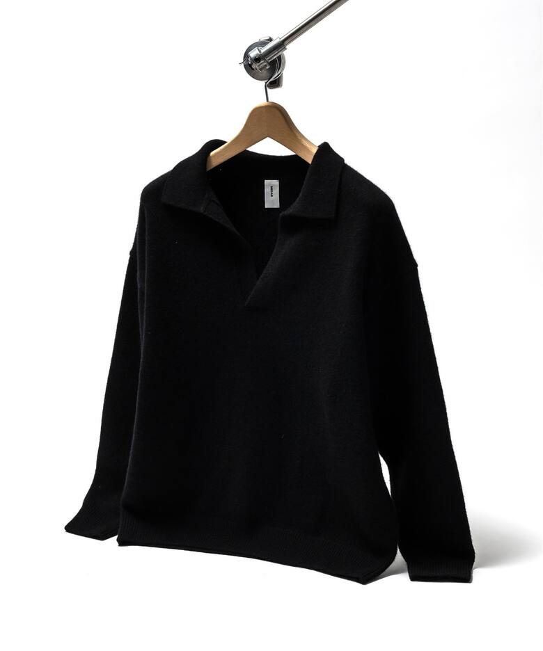 MEIAS / メイアス】別注 カシミヤ スキッパーニット（ニット／セーター 