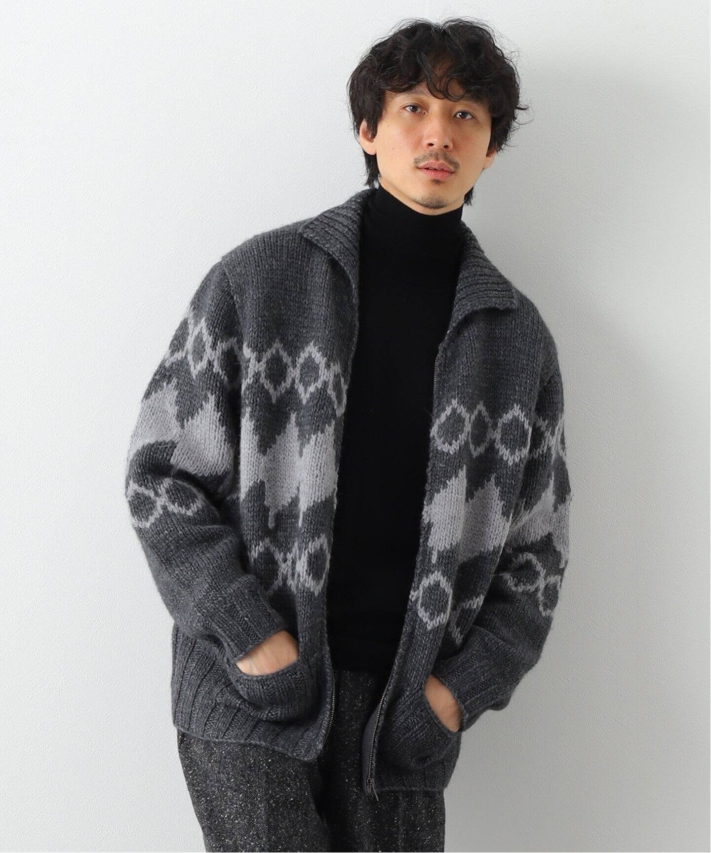 walenode / ウェルノード 】 別注 ハンドニット カウチン セーター  