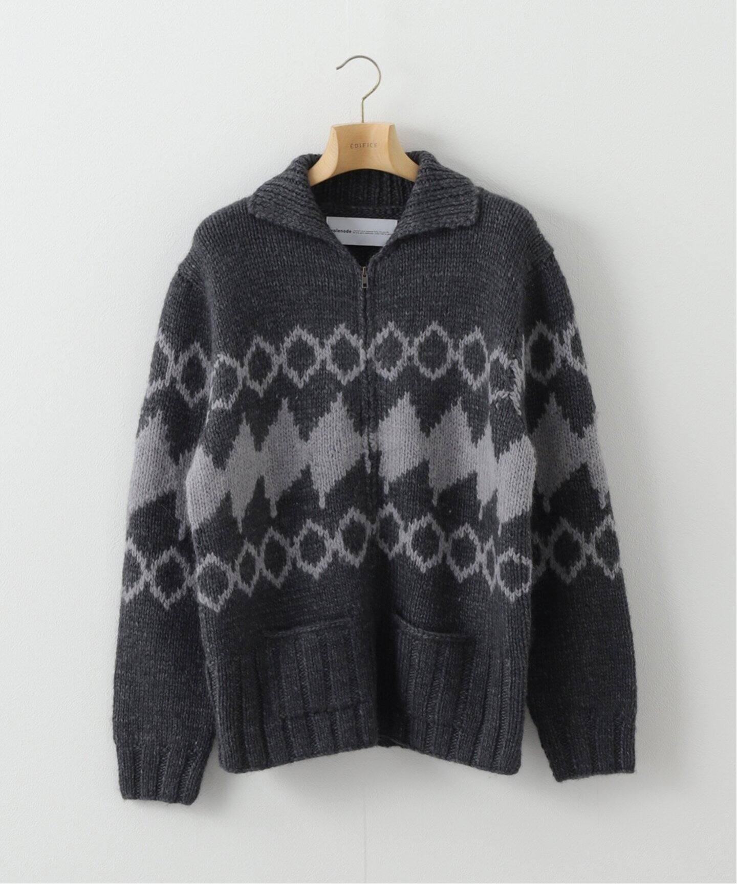 walenode / ウェルノード 】 別注 ハンドニット カウチン セーター  