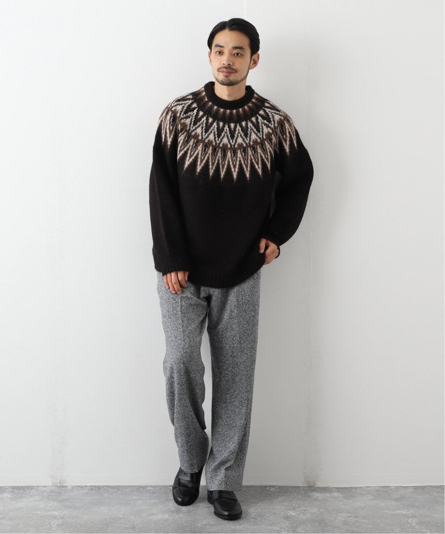 MARKAWARE / マーカウェア】 NORDIC SWEATER ALPACA（ニット／セーター  