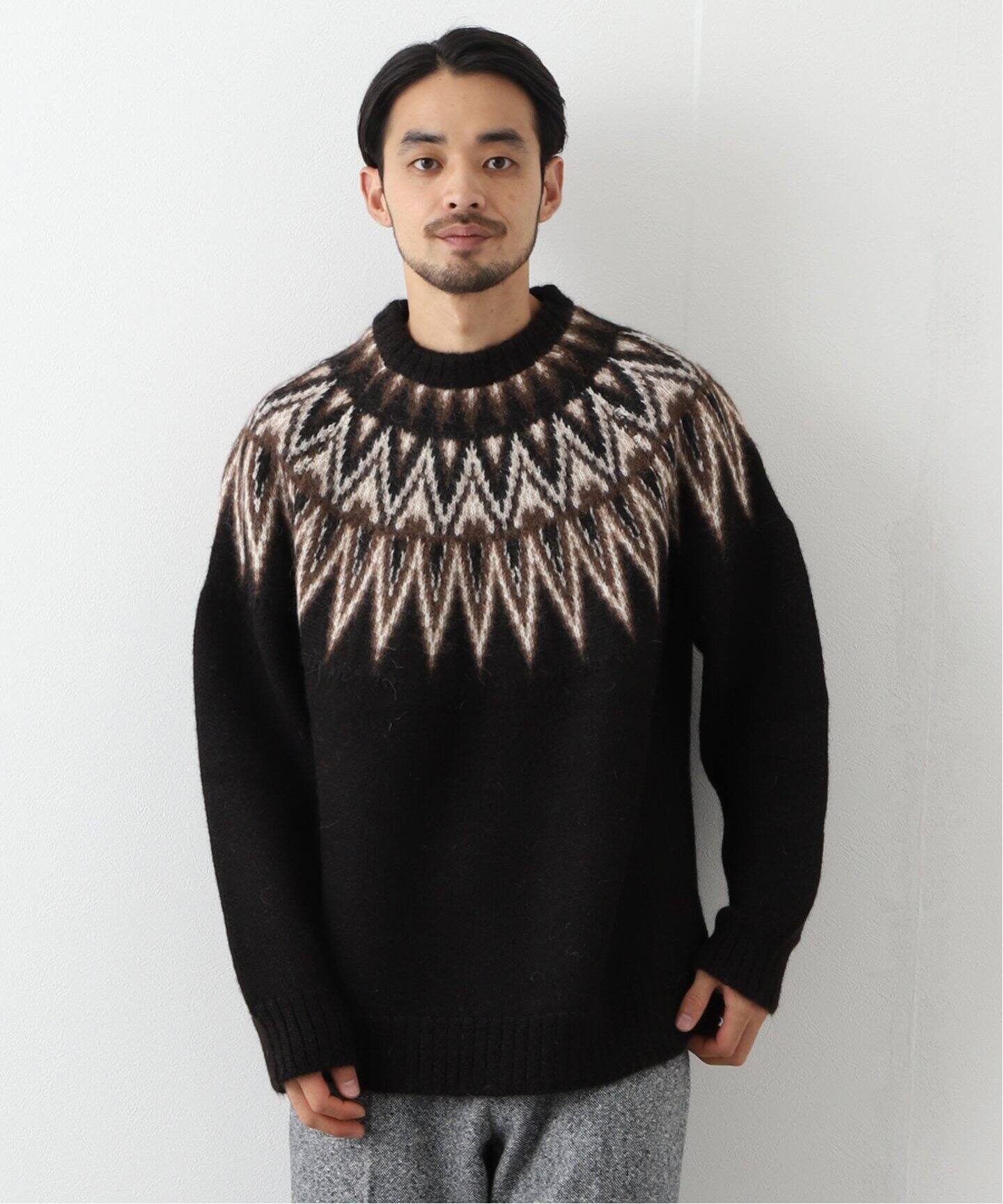 MARKAWARE / マーカウェア】 NORDIC SWEATER ALPACA（ニット／セーター 