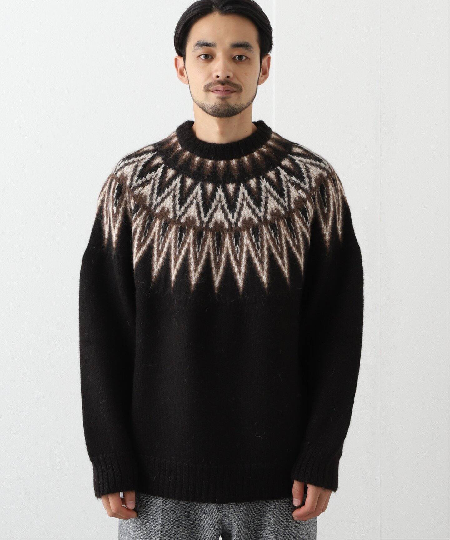 MARKAWARE / マーカウェア】 NORDIC SWEATER ALPACA（ニット／セーター 