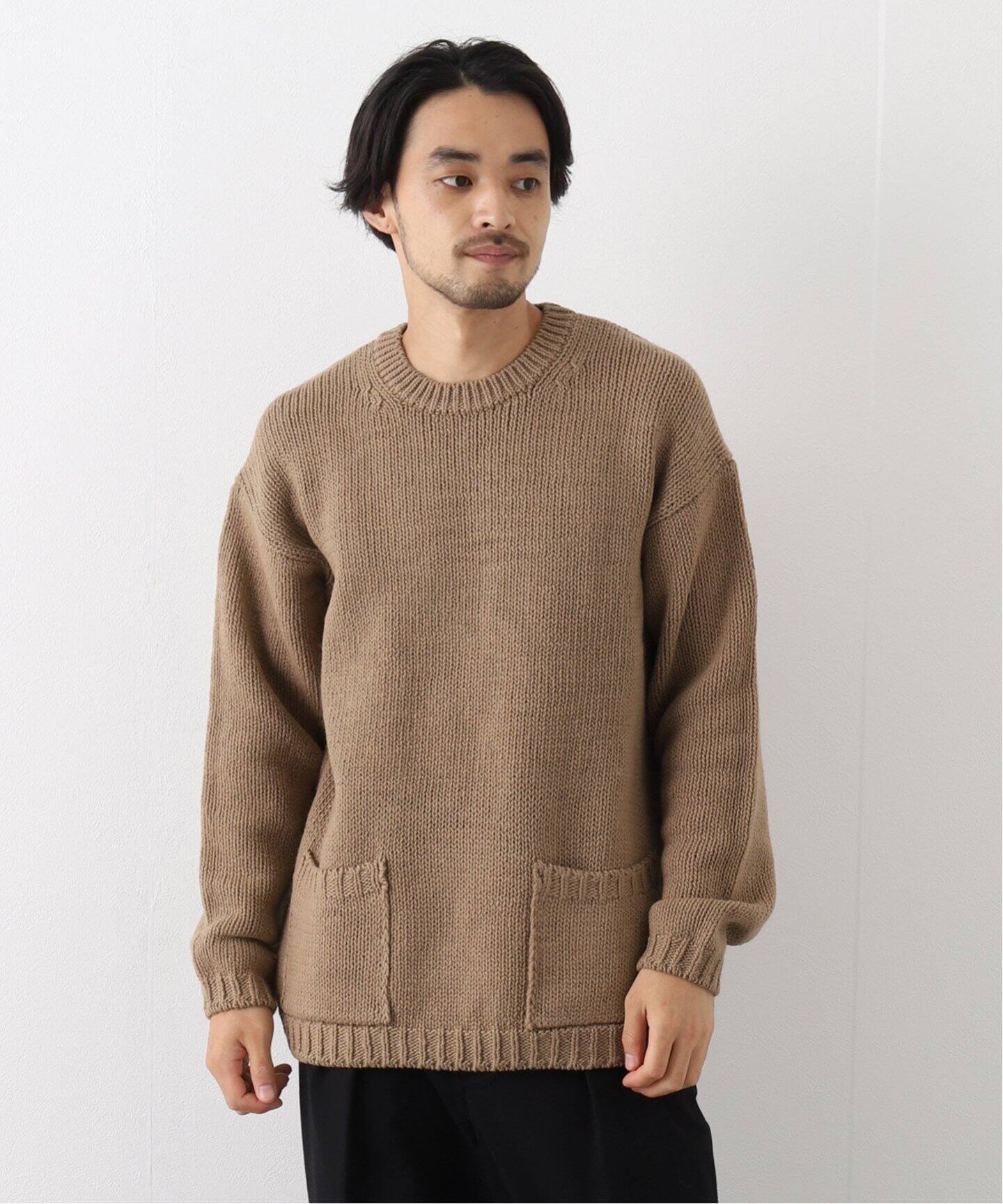 AURALEE / オーラリー】 WOOL FELT YARN KNIT P/O（ニット／セーター 