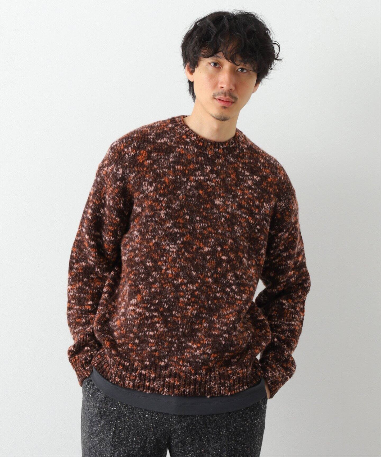 AURALEE / オーラリー】WOOL MIX COLOR SLUB YARN KNIT PO（ニット 