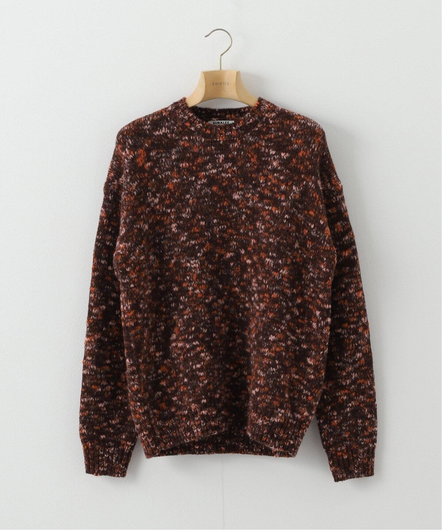 AURALEE / オーラリー】WOOL MIX COLOR SLUB YARN KNIT PO（ニット 