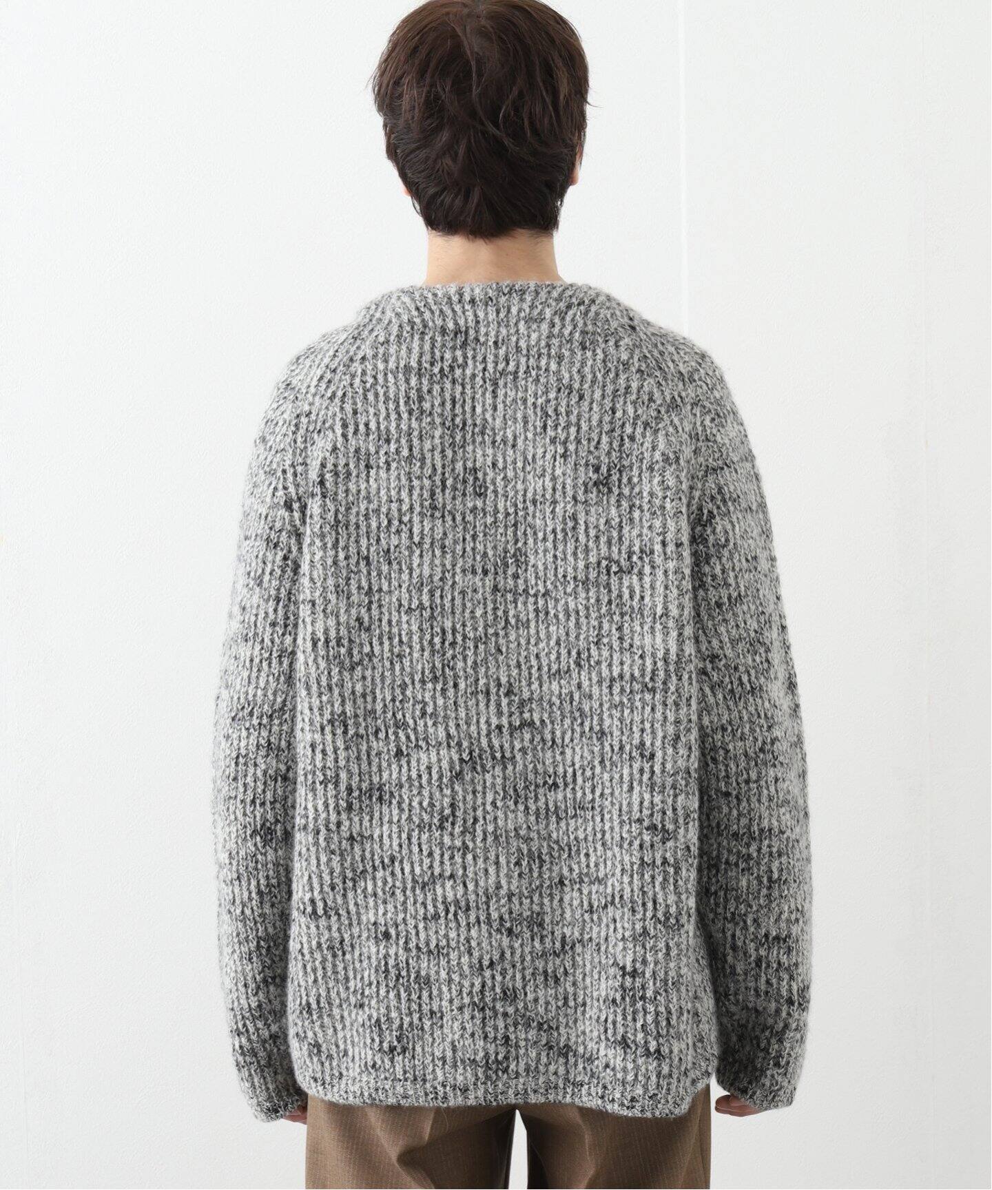 AURALEE / オーラリー】 WOOL BABY ALPACA MIX RIB KINT PO（ニット 