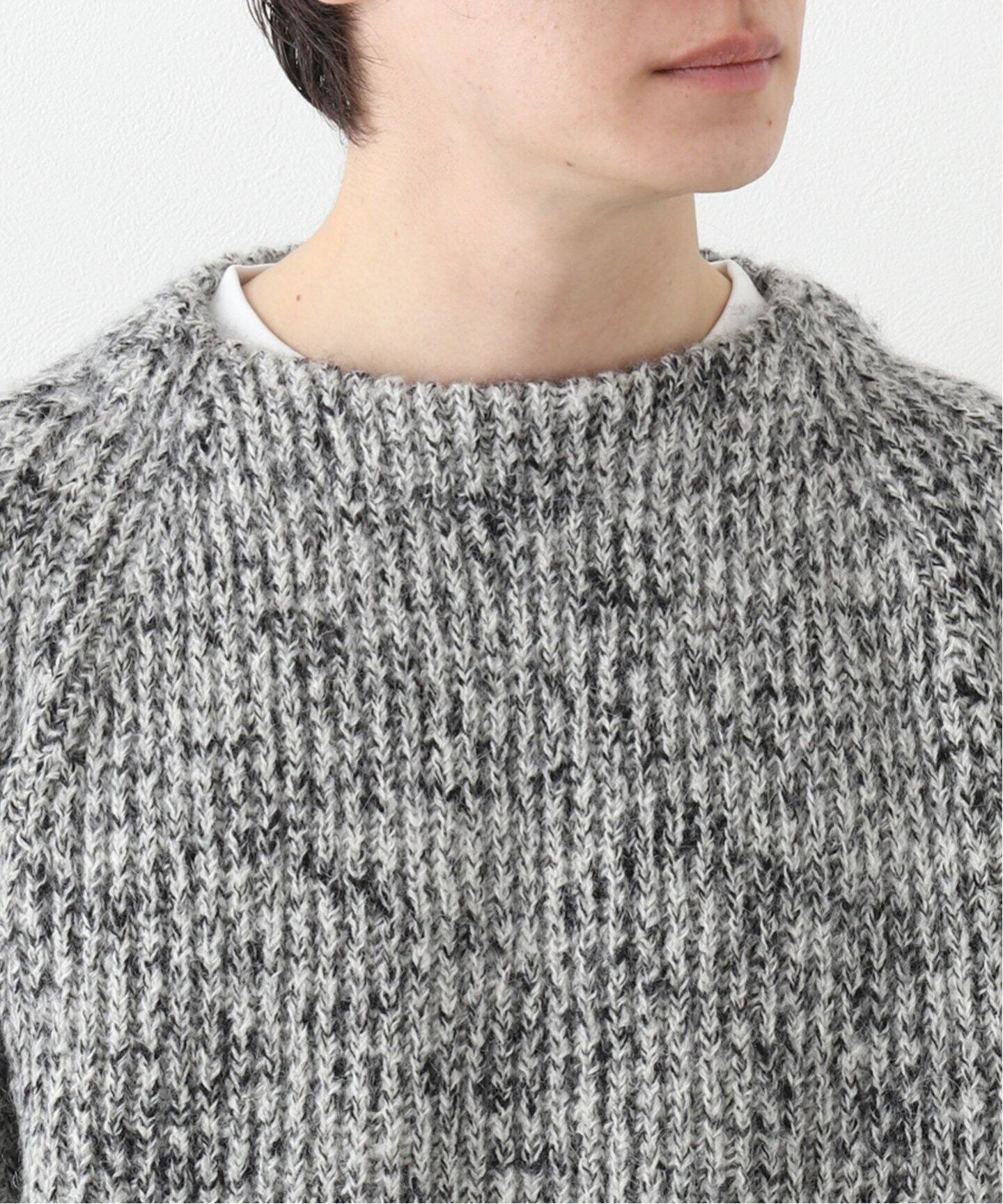 AURALEE / オーラリー】 WOOL BABY ALPACA MIX RIB KINT PO（ニット 