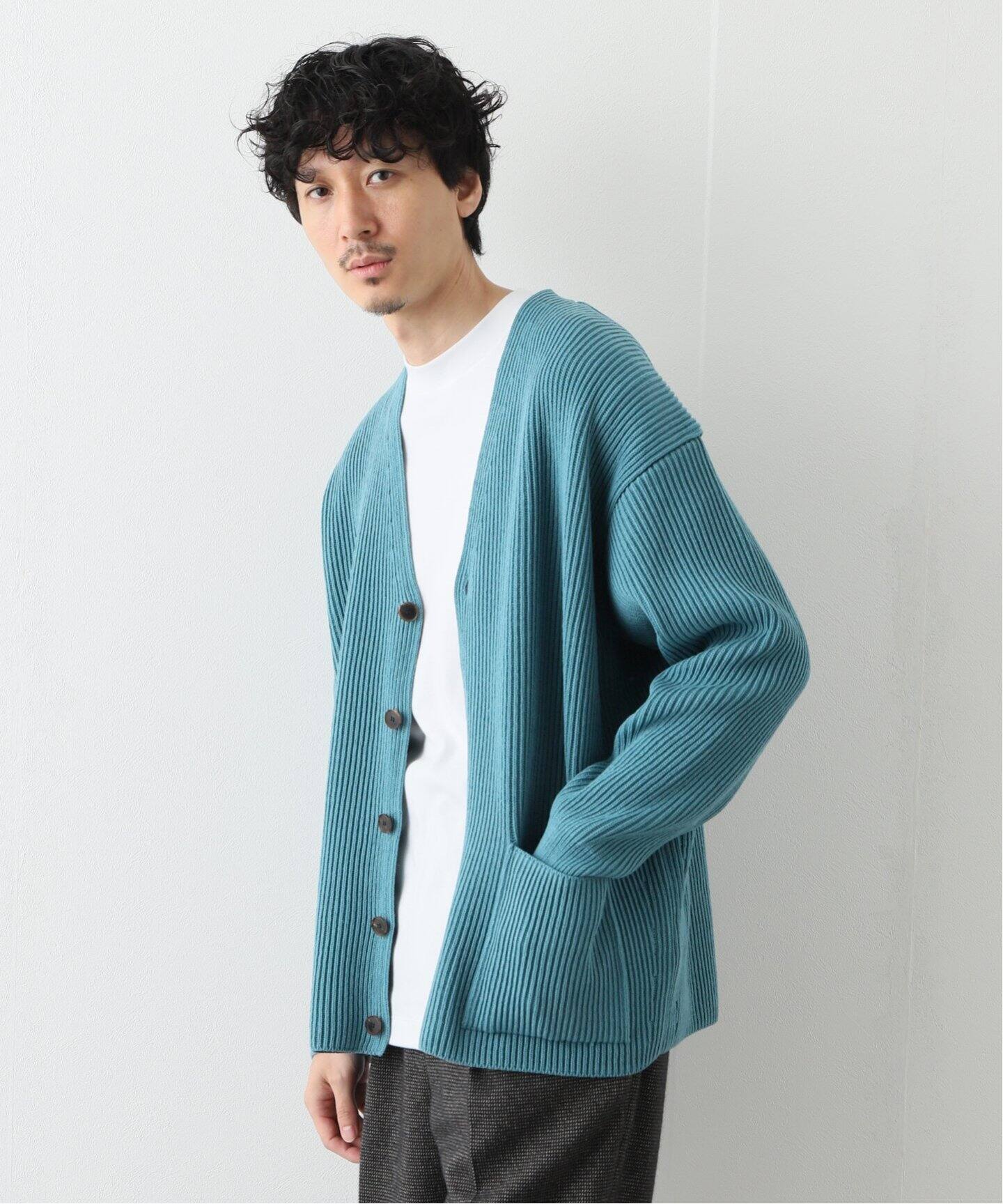 AURALEE / オーラリー】 SUPER FINE WOOL RIB KNIT BIG CARDIGAN  