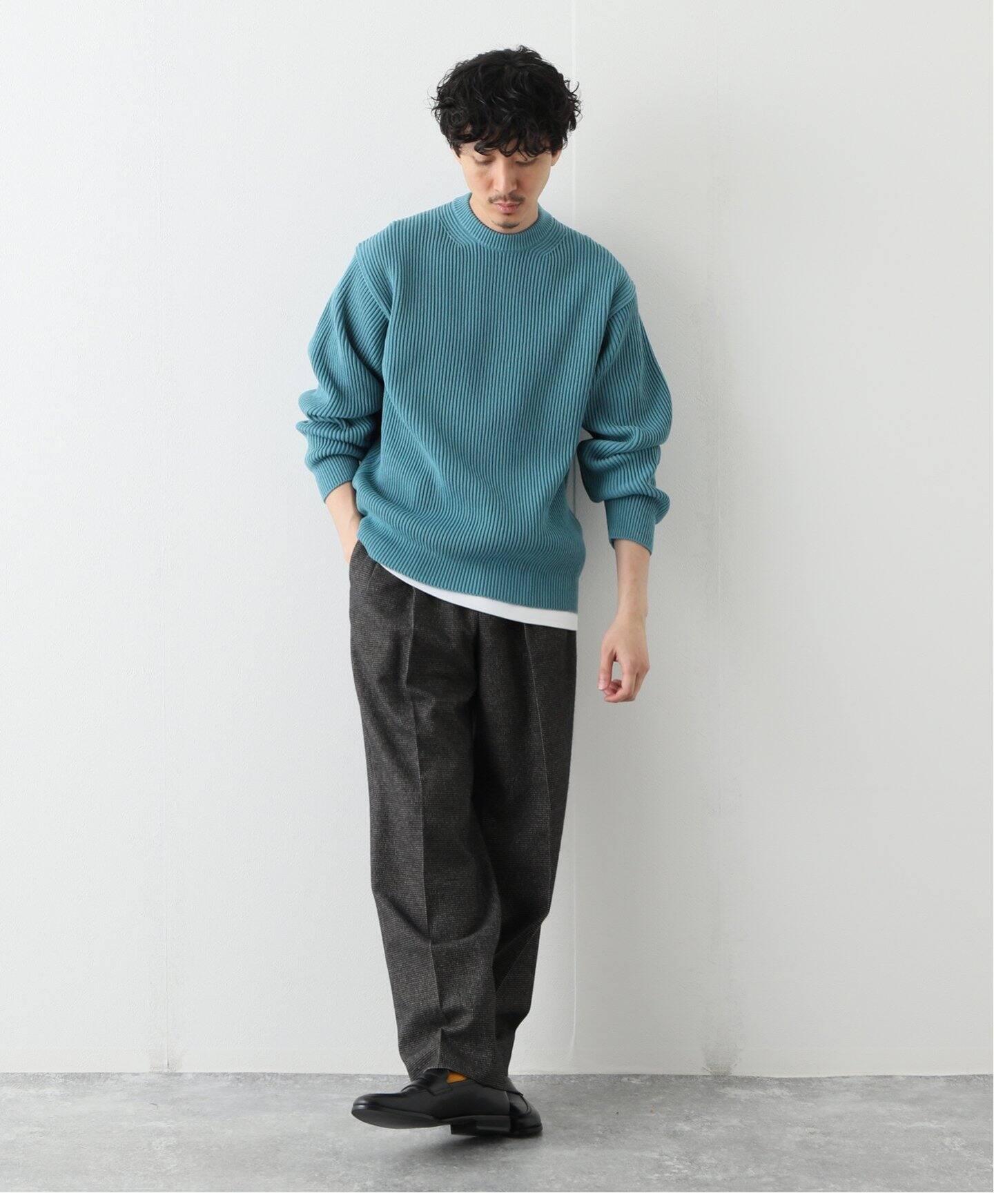 AURALEE / オーラリー】 SUPER FINE WOOL RIB KNIT BIG P/O（ニット 
