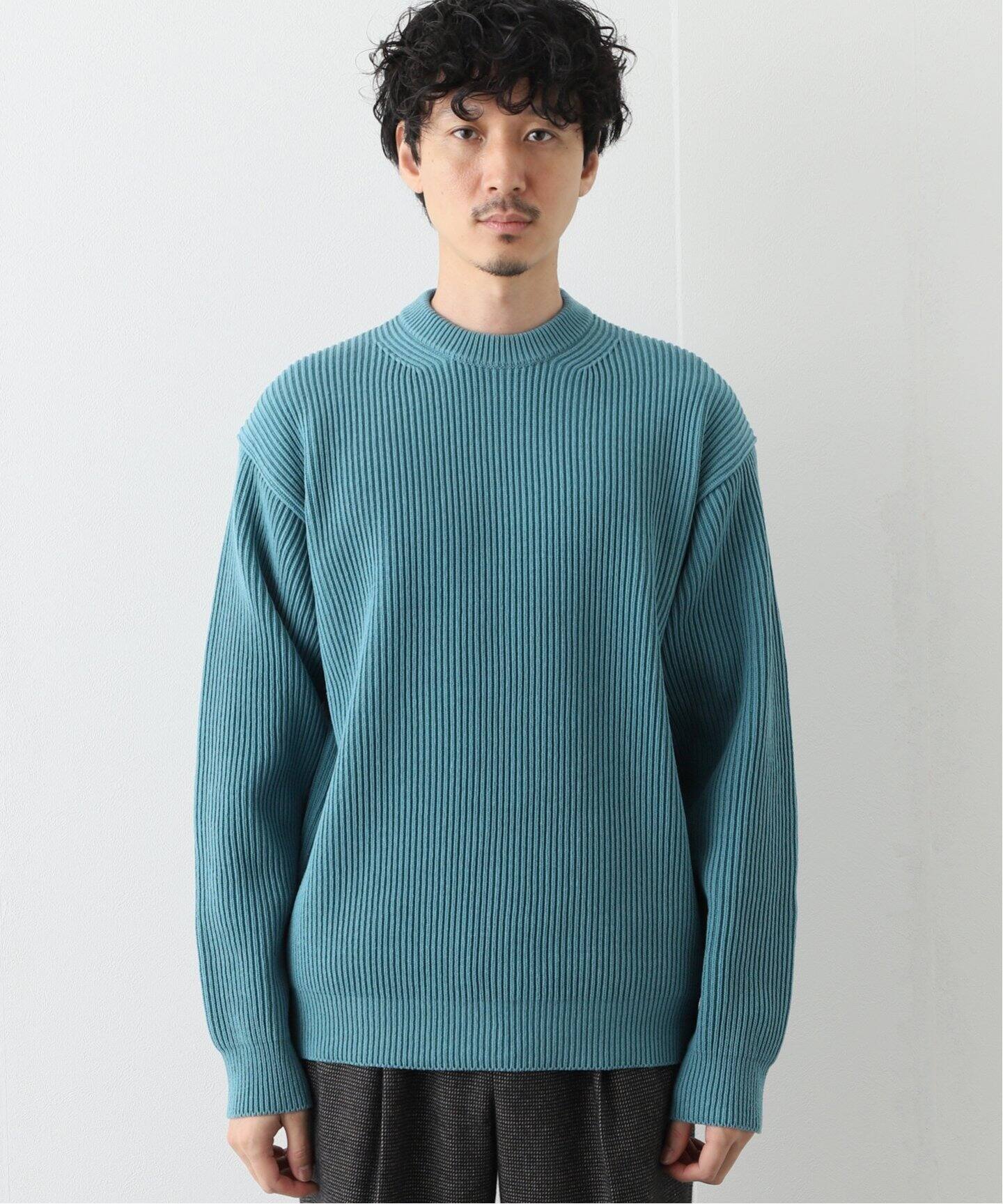 AURALEE SUPER FINE WOOL RIB KNIT P/O