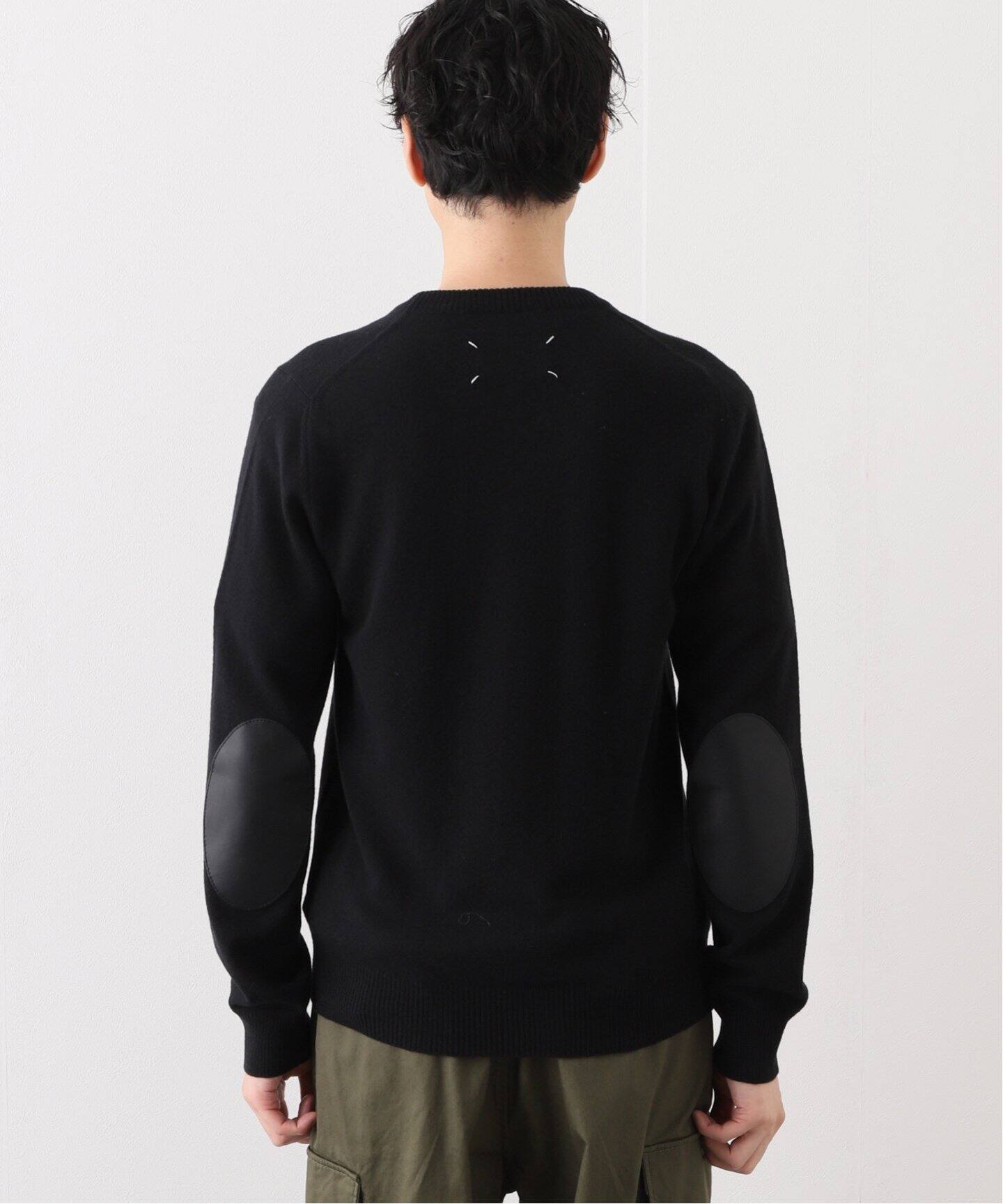 MAISON MARGIELA / メゾン マルジェラ】 12GエルボーパッチC/N（ニット 