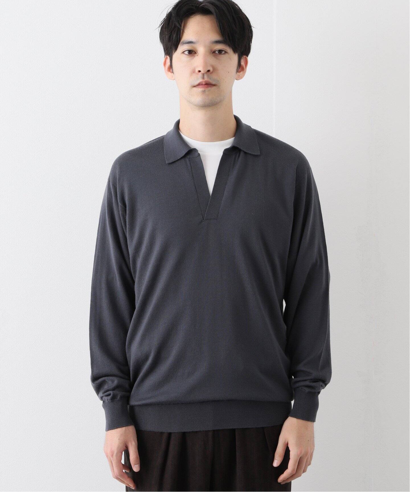 JOHN SMEDLEY / ジョンスメドレー】24G スキッパー SWEATER A4592 