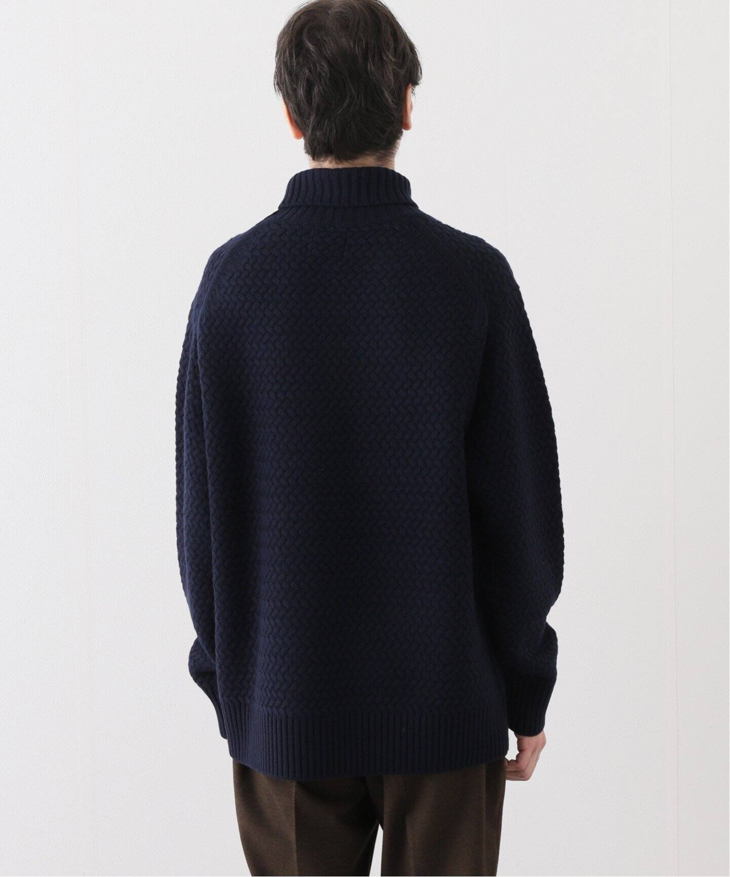 walenode / ウェルノード 】別注 バスケット タートルネック ニット  