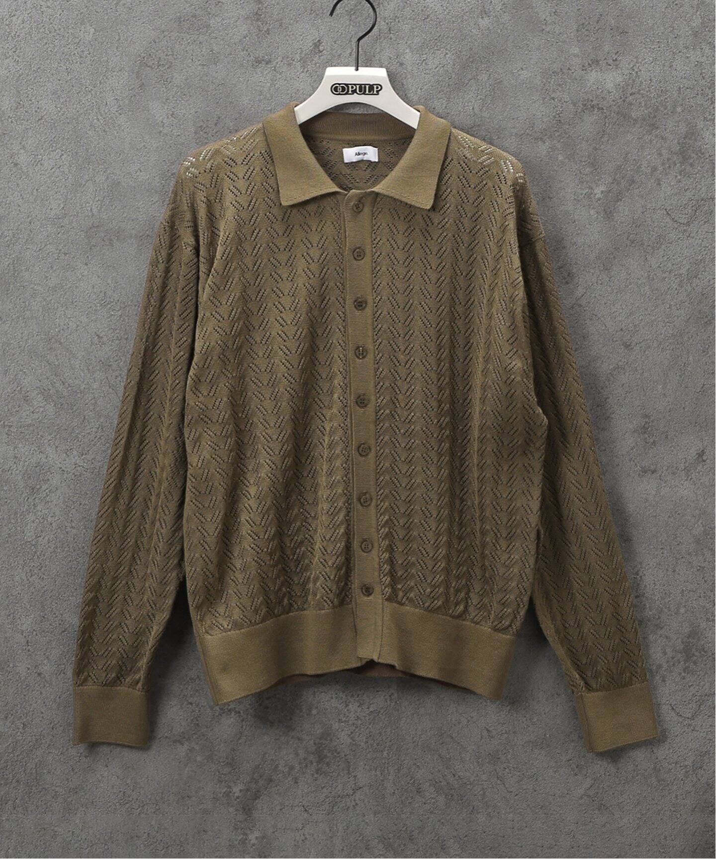 ALLEGE / アレッジ】OPENWORK CARDIGAN（カーディガン）｜PULP（パルプ  