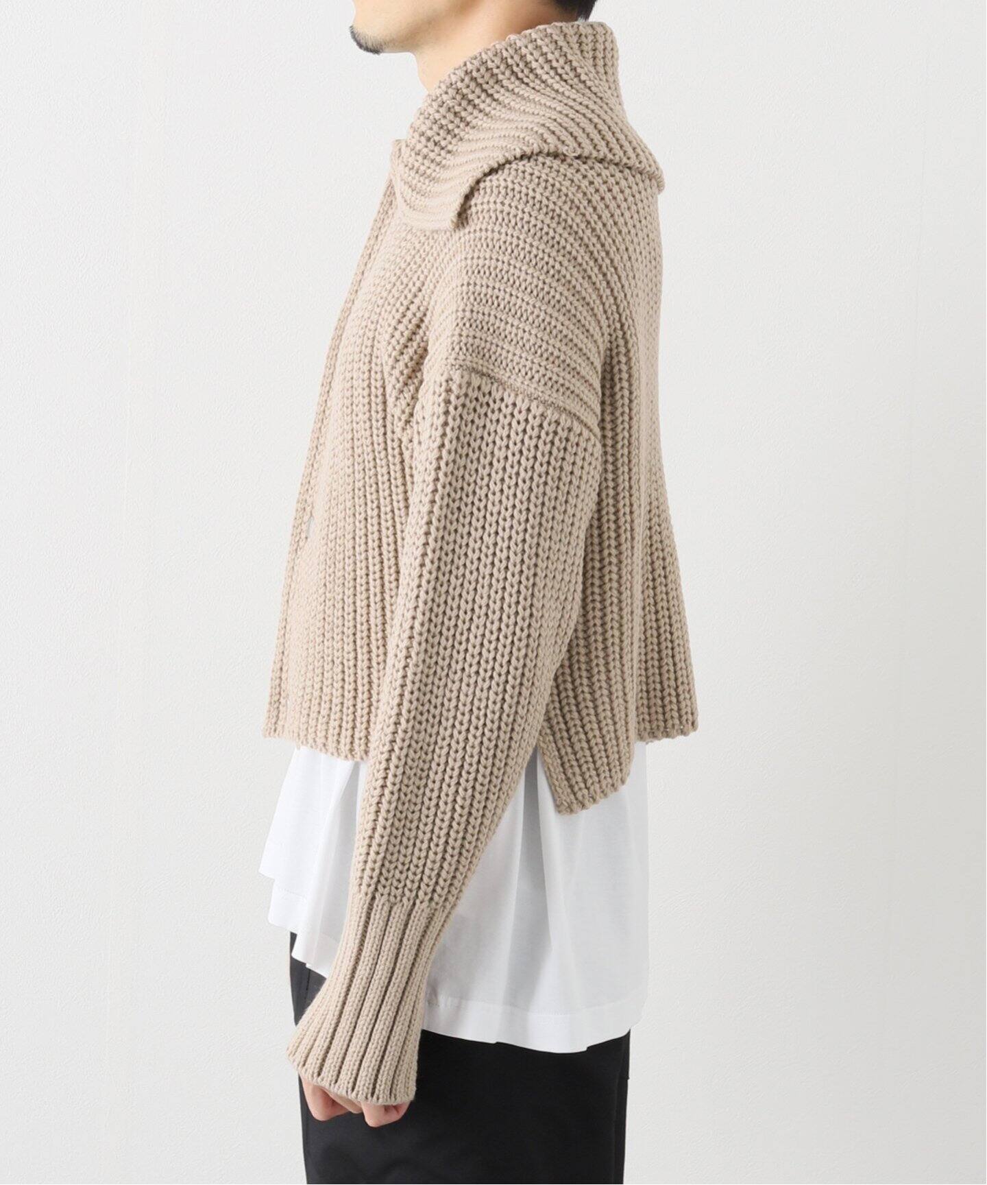 SULVAM / サルバム】SHORT SAILOR COLLAR KNIT（ニット／セーター 