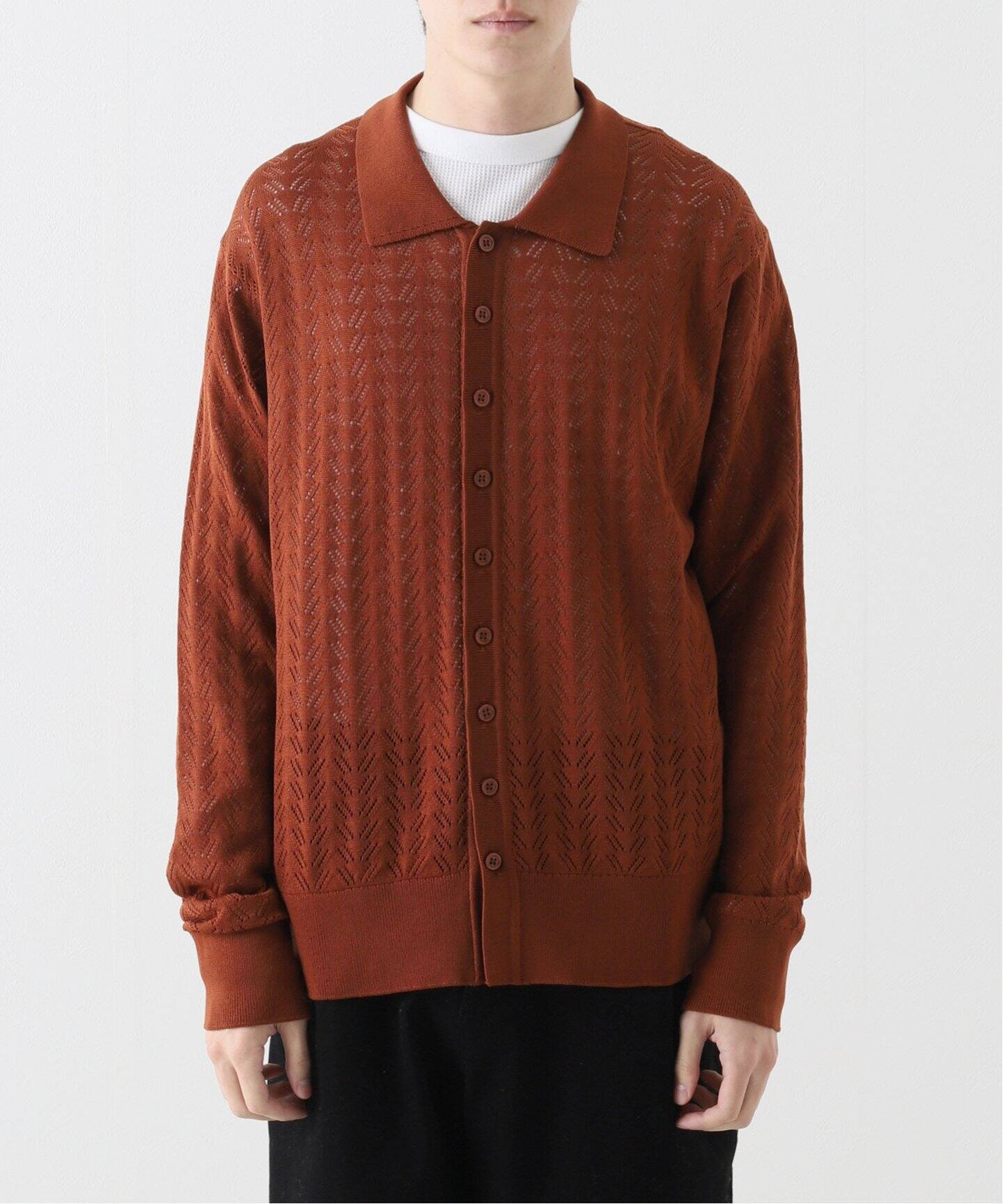 ALLEGE / アレッジ】OPENWORK CARDIGAN（カーディガン）｜PULP（パルプ 