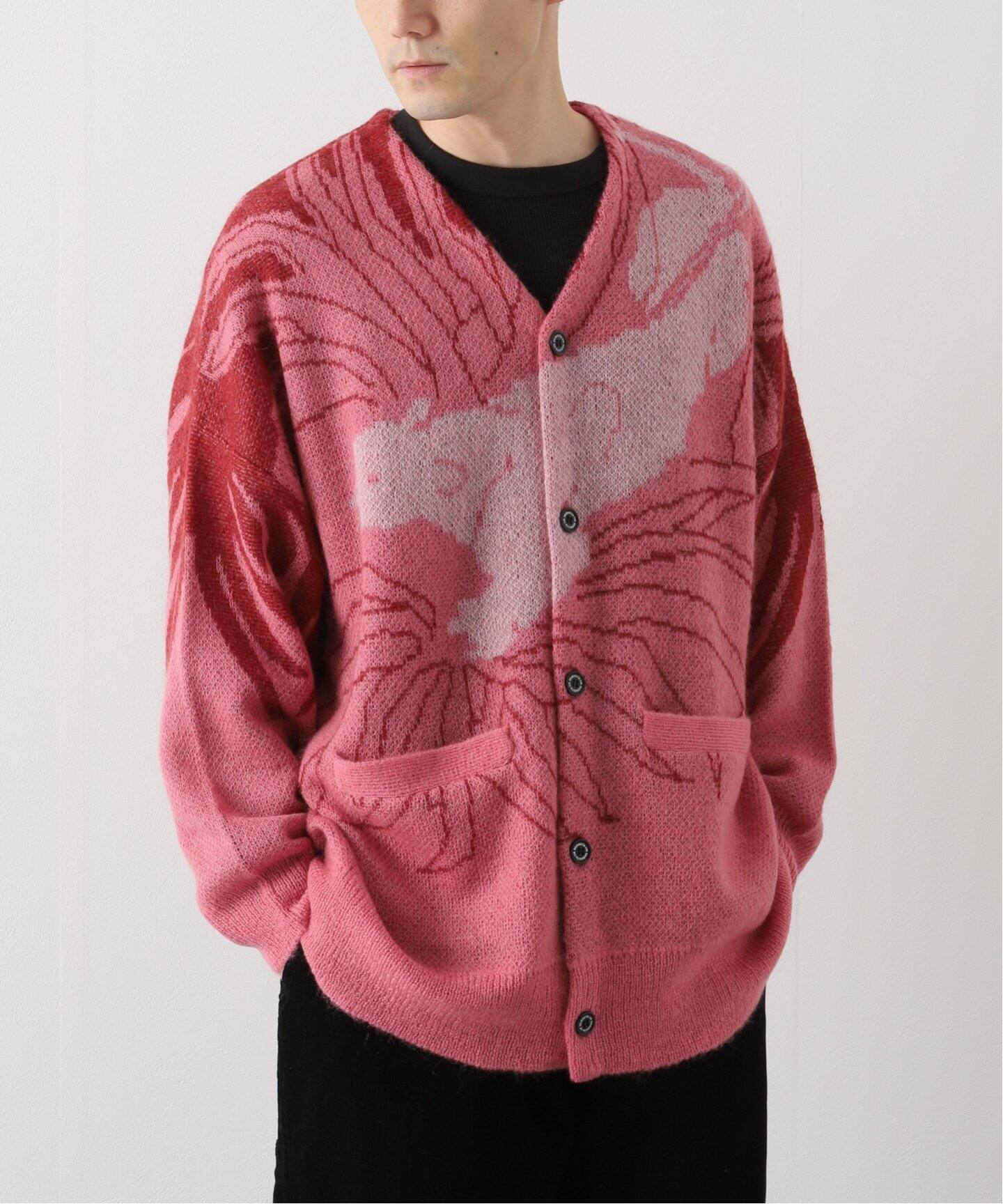 DAIRIKU / ダイリク】 Leopard Mohair MIX Cardigan Knit 