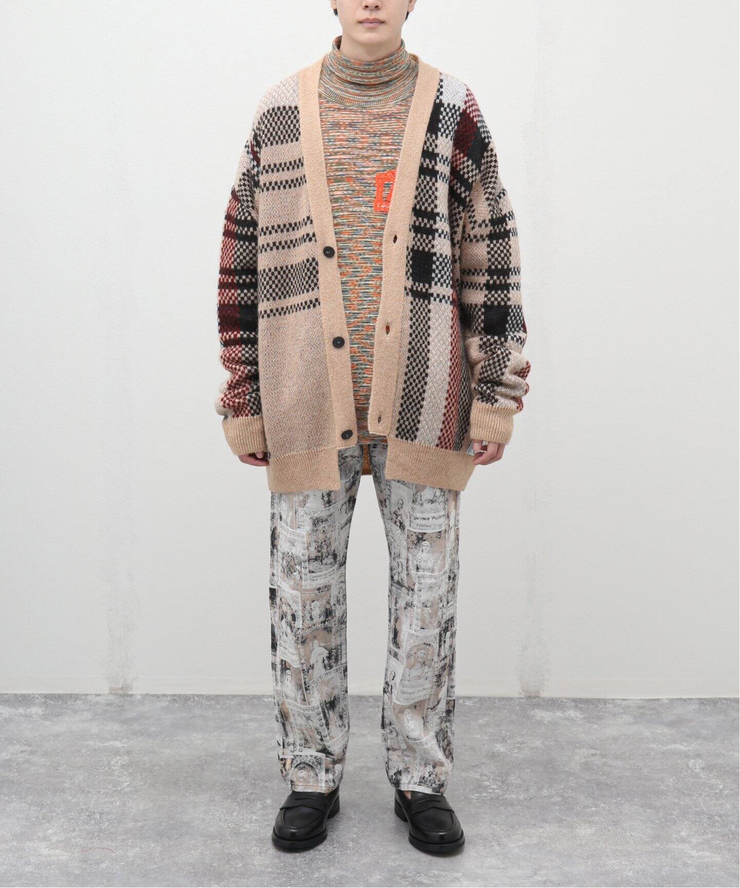 ARIES / アリーズ】JOHNNY PLAID CARDIGAN FTAR20025（カーディガン 