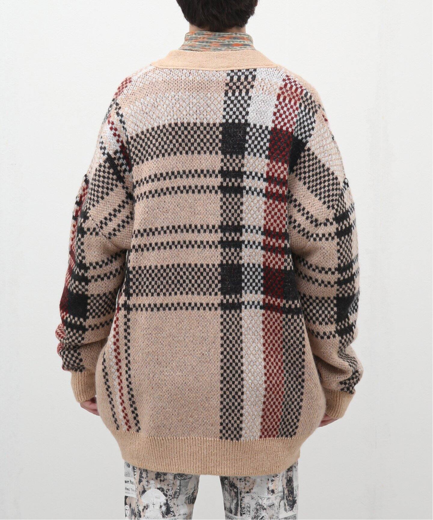 ARIES / アリーズ】JOHNNY PLAID CARDIGAN FTAR20025（カーディガン 