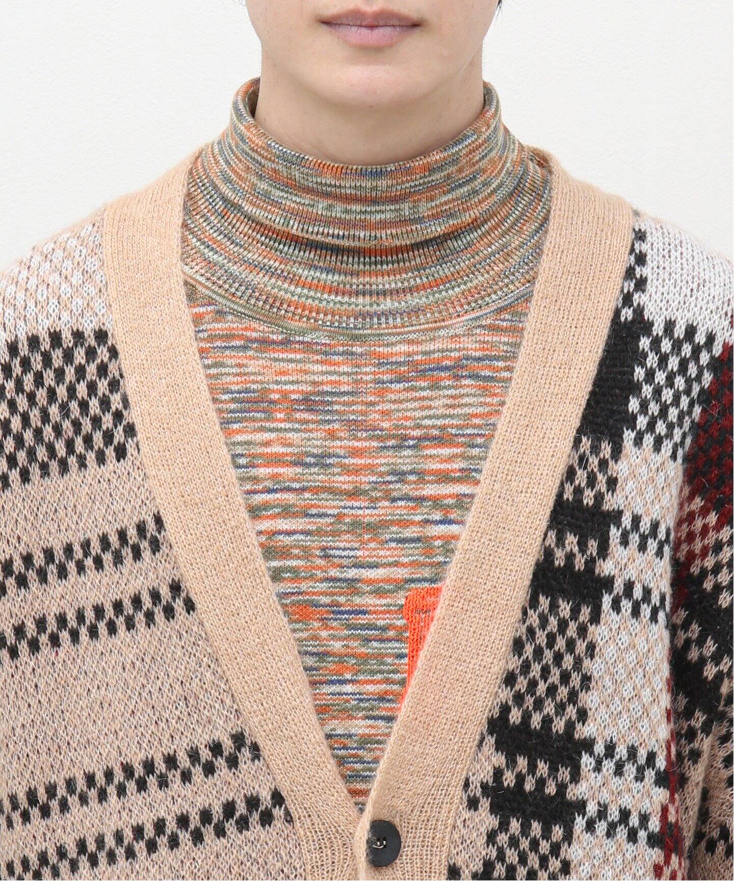 Aries Arise アリーズJOHNNY PLAID CREW NECK