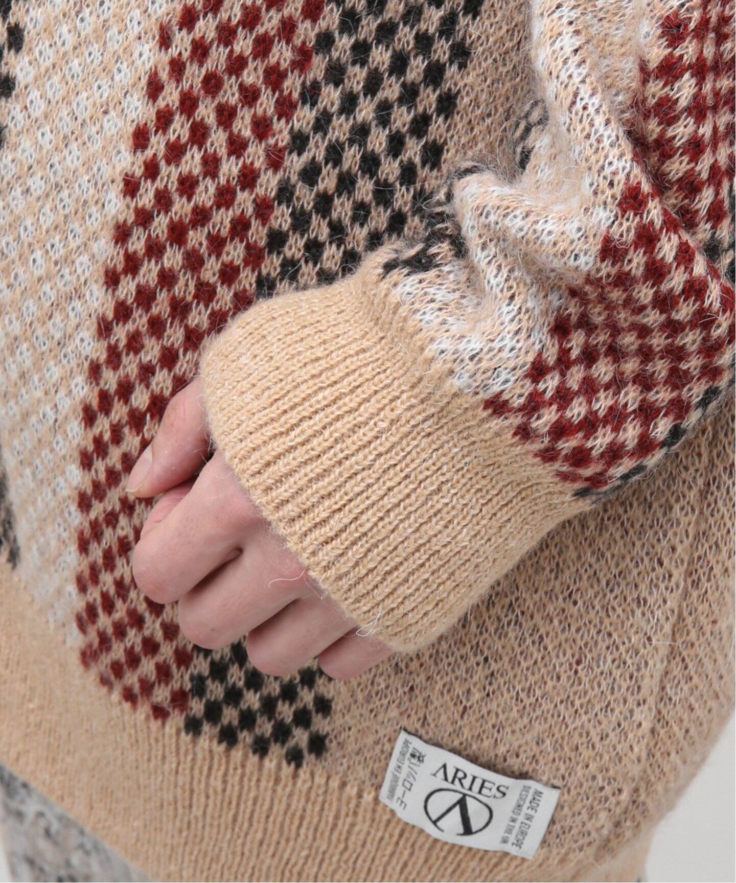 ARIES / アリーズ】JOHNNY PLAID CARDIGAN FTAR20025（カーディガン 