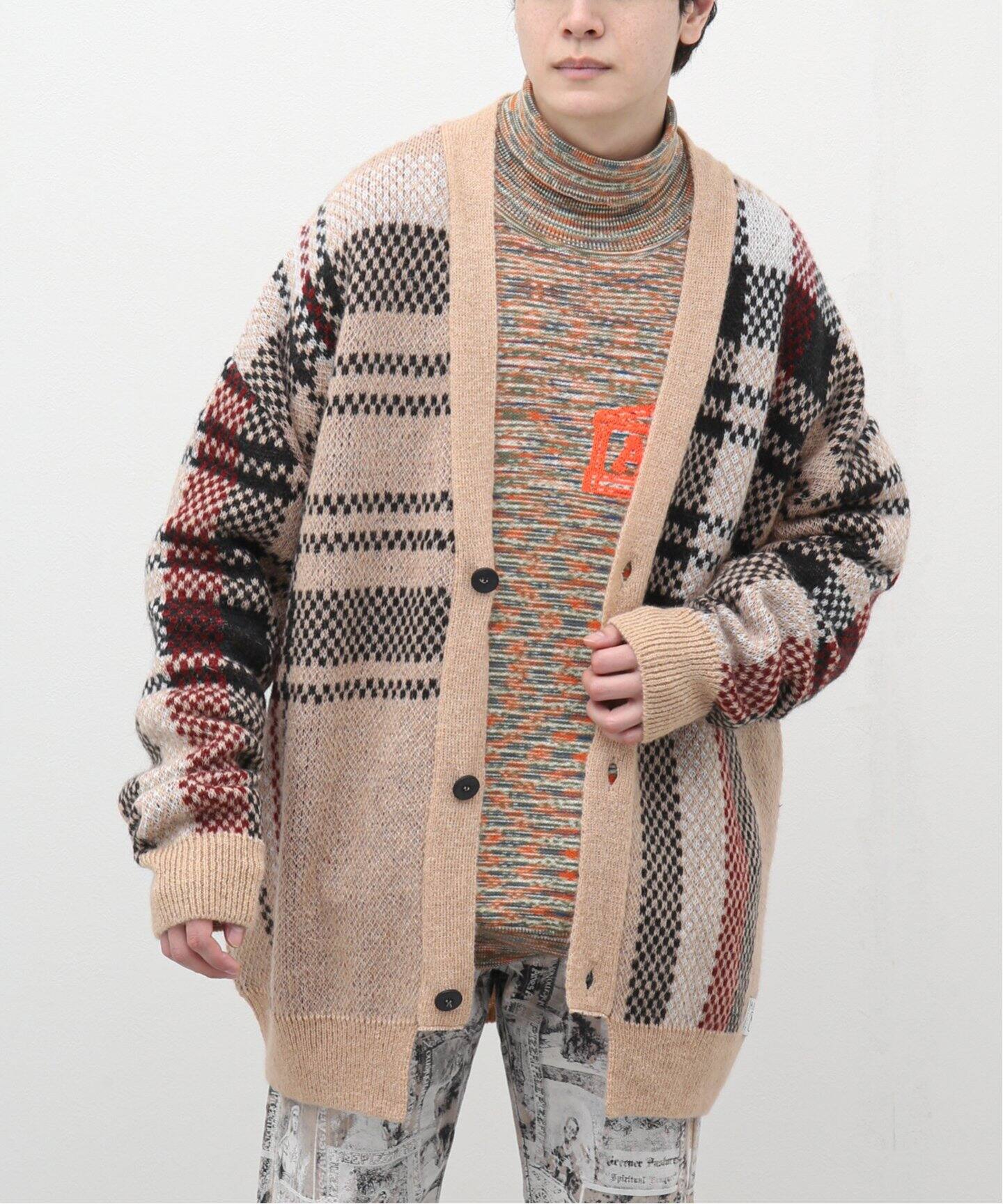 ARIES / アリーズ】JOHNNY PLAID CARDIGAN FTAR20025（カーディガン 