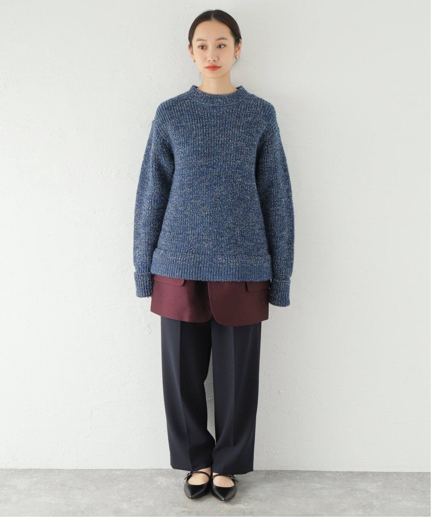 TOGA PULLA/トーガプルラ】Low gauge knit jacket 1：ニット（ニット  