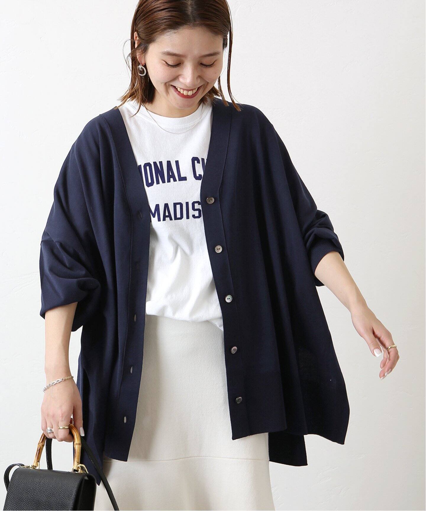 JOURNAL STANDARD - ハイツイストコットンポンチョカーディガン 追加》ハイツイストコットンポンチョカーディガン◇（カーディガン