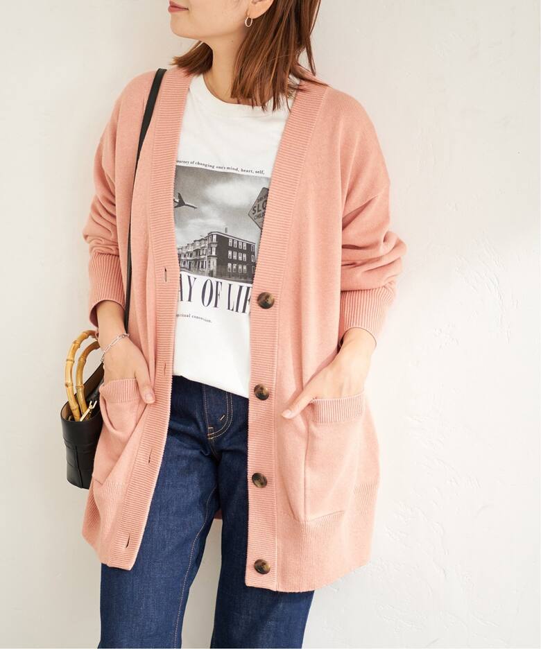 □コットンカシミヤビッグカーディガン（カーディガン）｜JOURNAL  