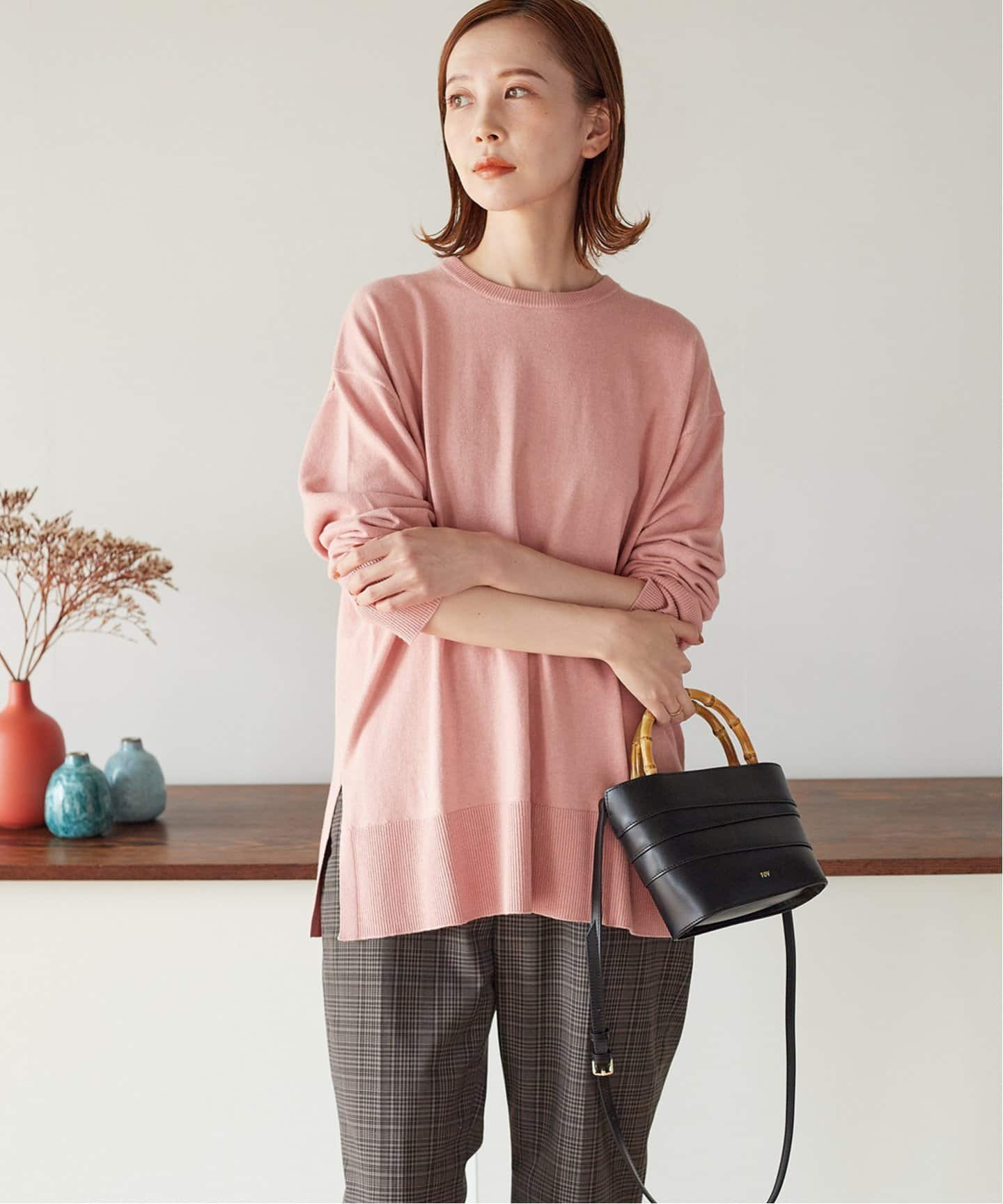 JOURNAL STANDARD カシミヤ クルーネックプルオーバー ニット JOURNAL STANDARD（ジャーナルスタンダード）の「カシミヤクルー