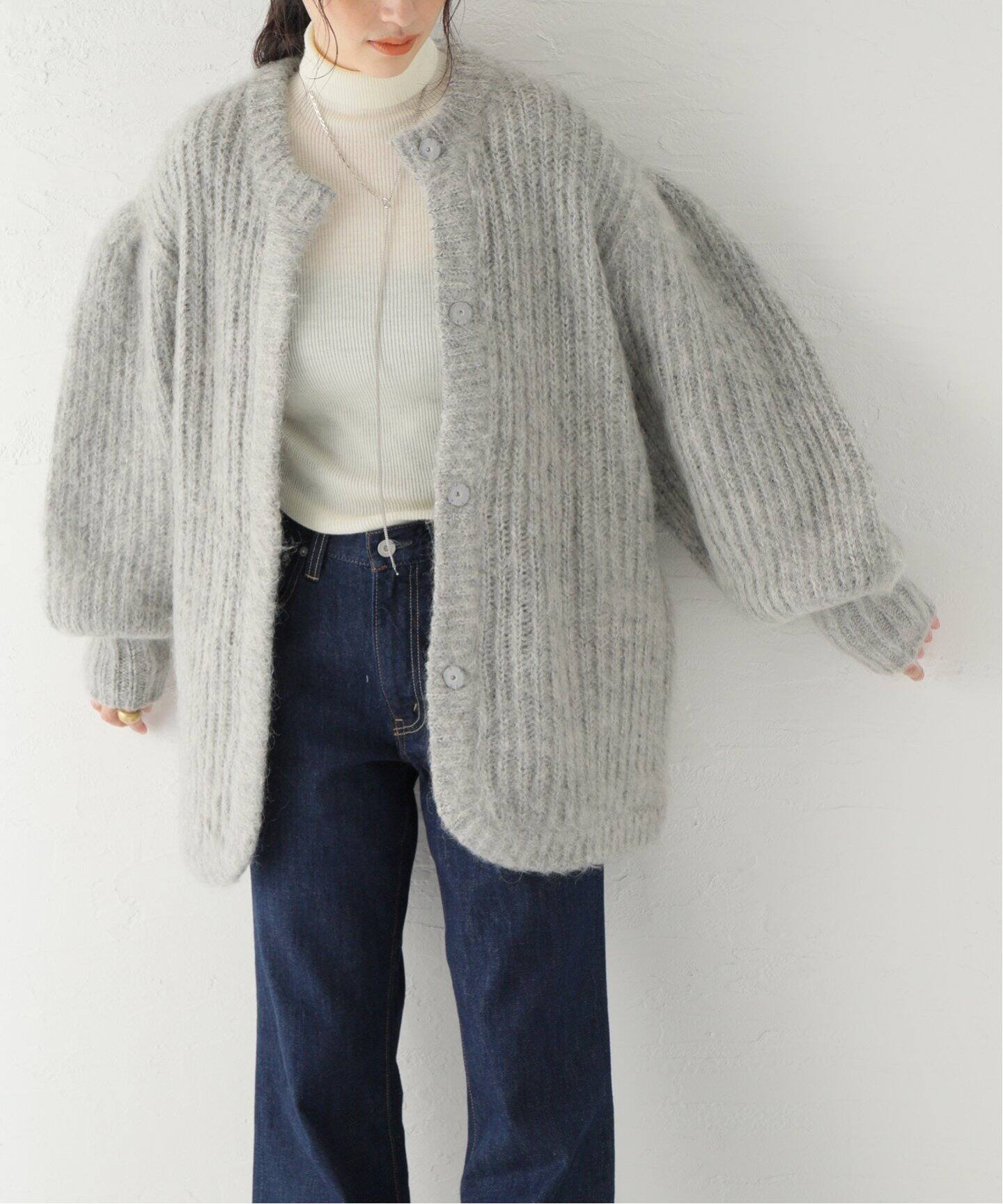 CLANE/クラネ】COLOR MOHAIR SHAGGY CARDIGAN:カーディガン|JOURNAL