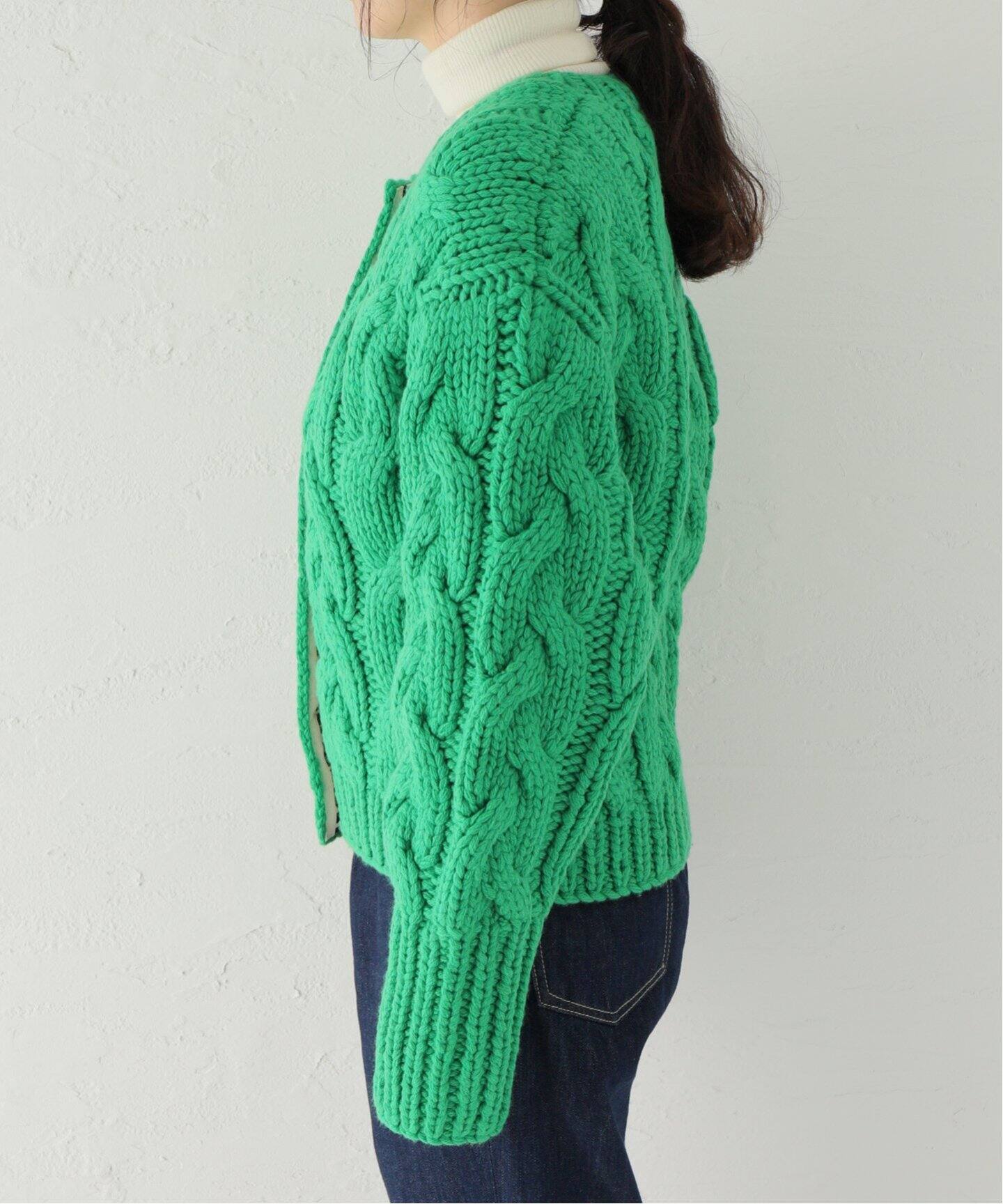 HOLIDAY/ホリデイ】GABLE KNIT CARDIGAN：カーディガン（カーディガン 