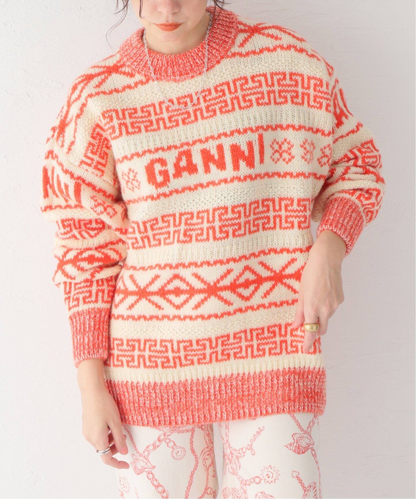 GANNI / ガニー】Summer Lambswool Pullover：ニット（ニット 