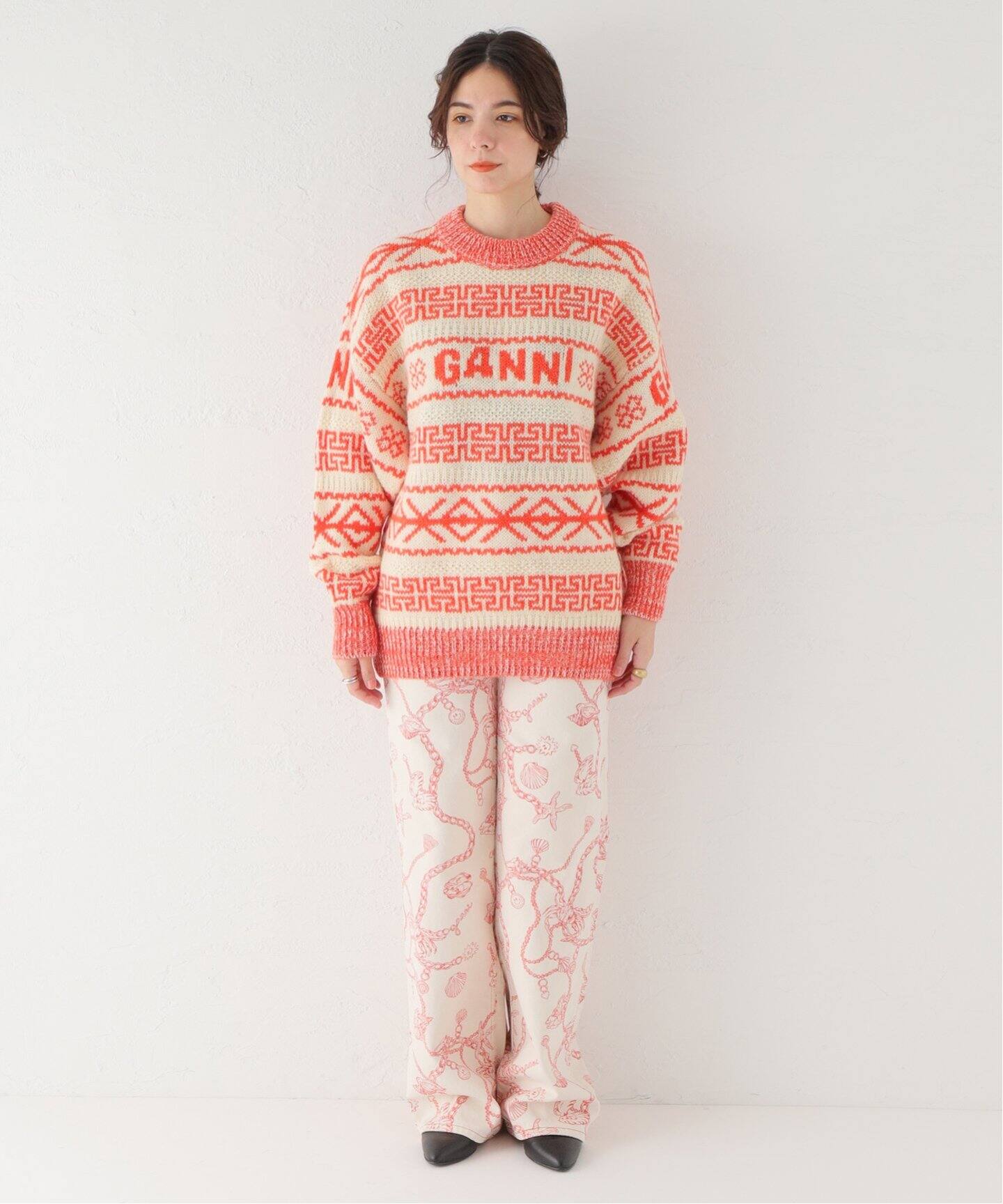 GANNI / ガニー】Summer Lambswool Pullover：ニット（ニット 