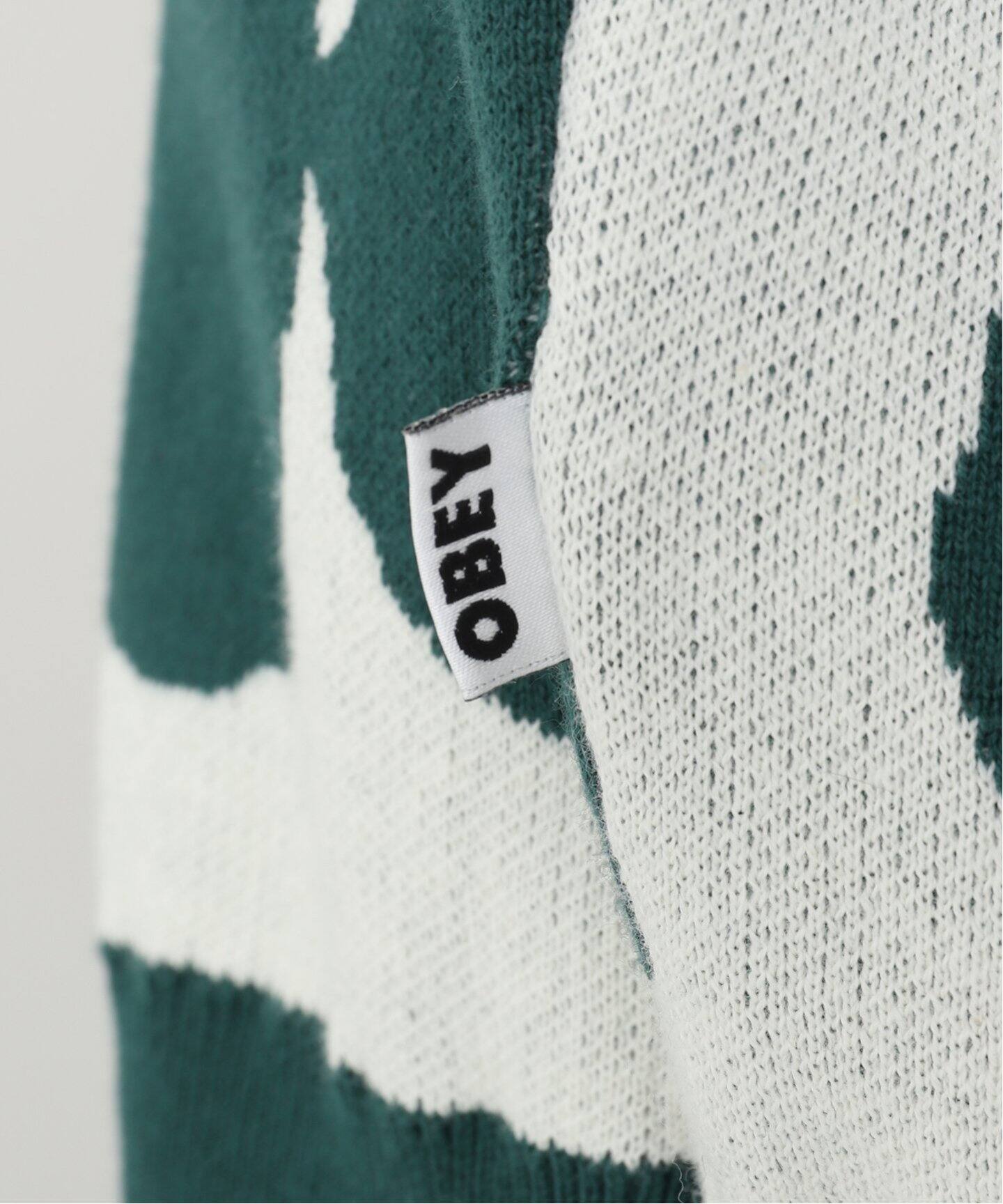 OBEY / オベイ】DOTTED SWEATER VEST：ニットベスト（ベスト