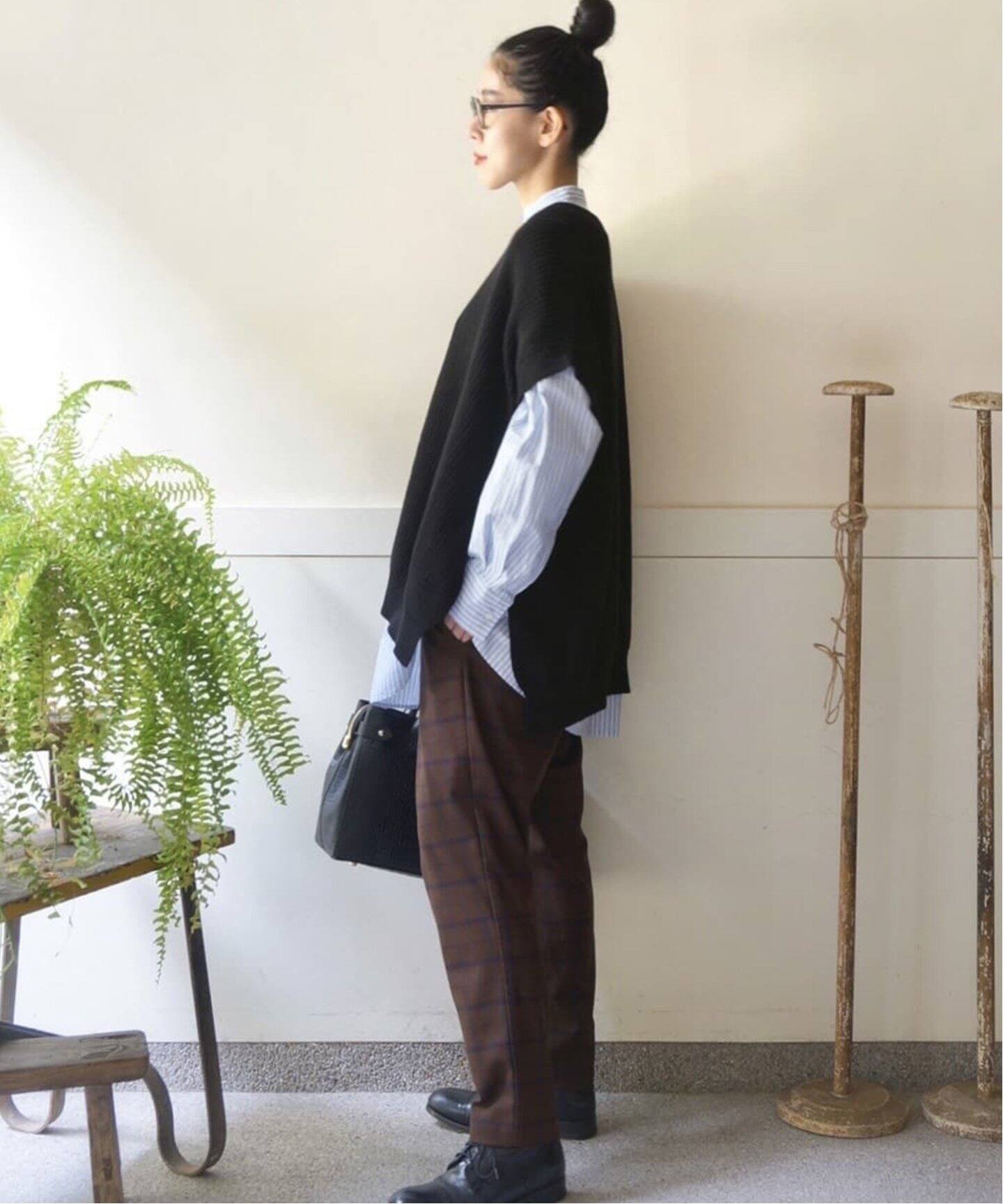 COTTONアゼ Vネックベスト（ベスト）｜journal standard luxe 