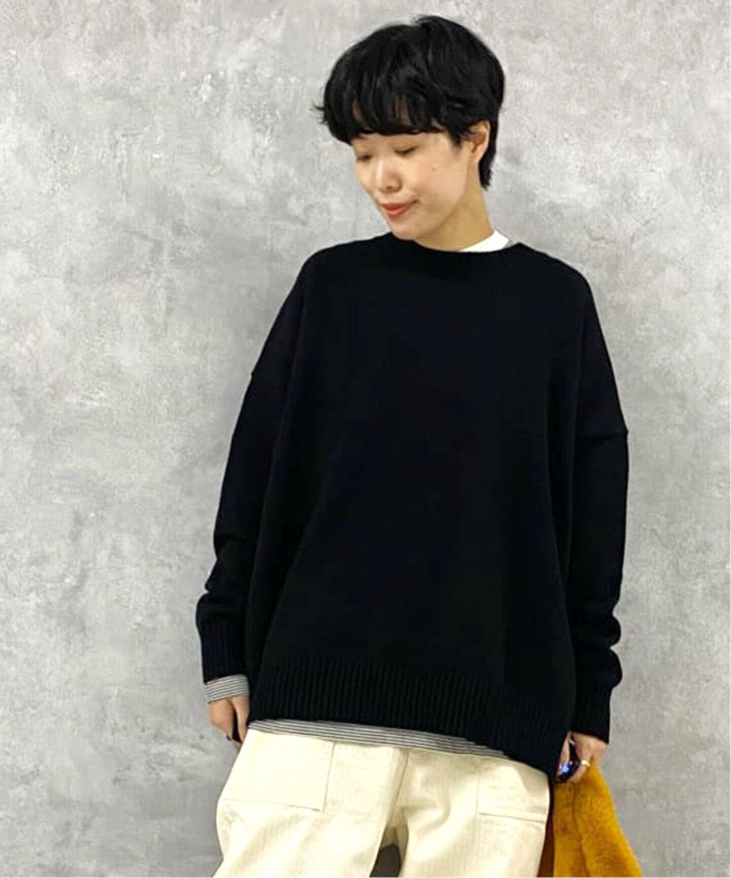 COTTONテンジク クルーネックプルオーバー（ニット／セーター 
