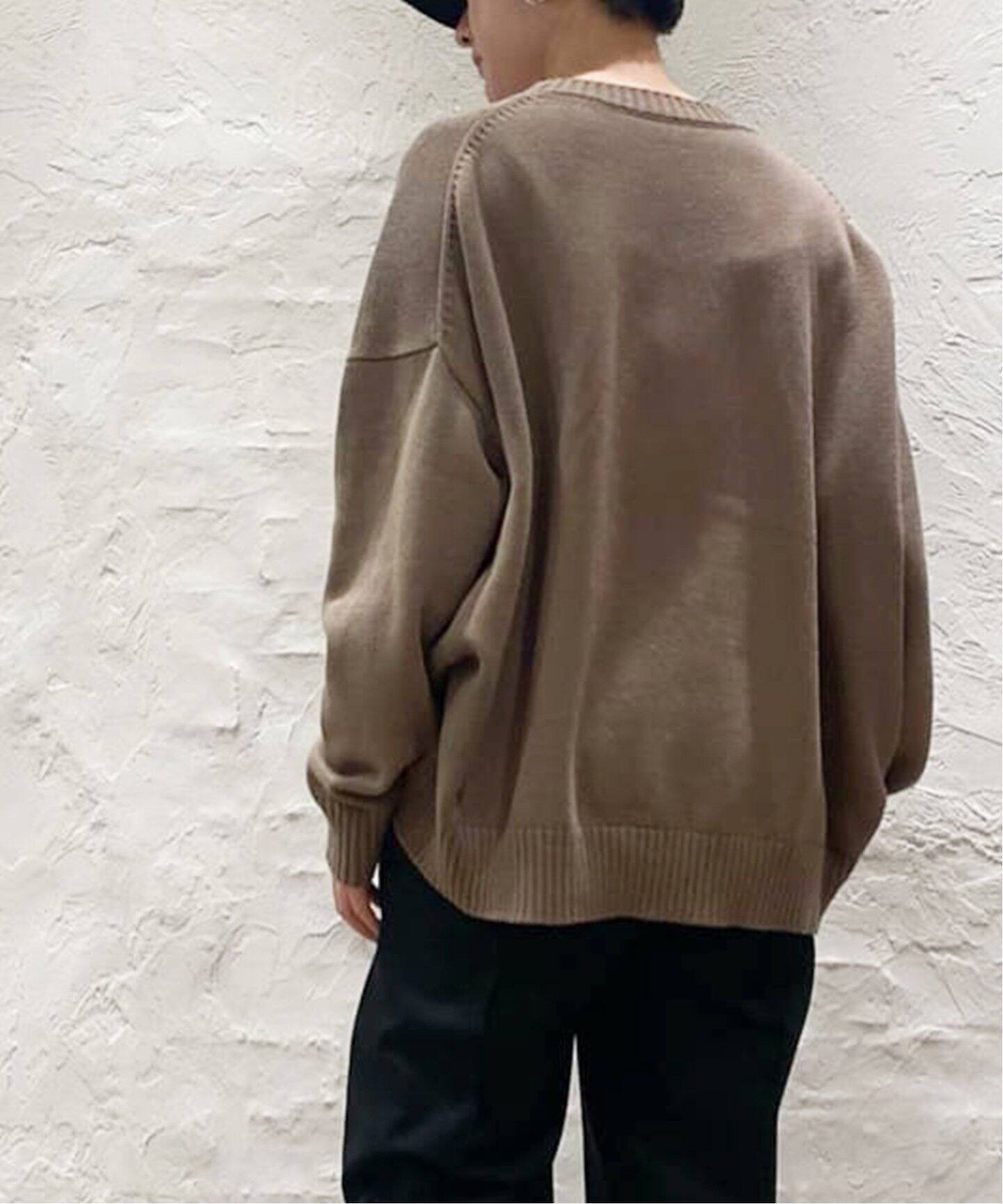 COTTONテンジク クルーネックプルオーバー（ニット／セーター  