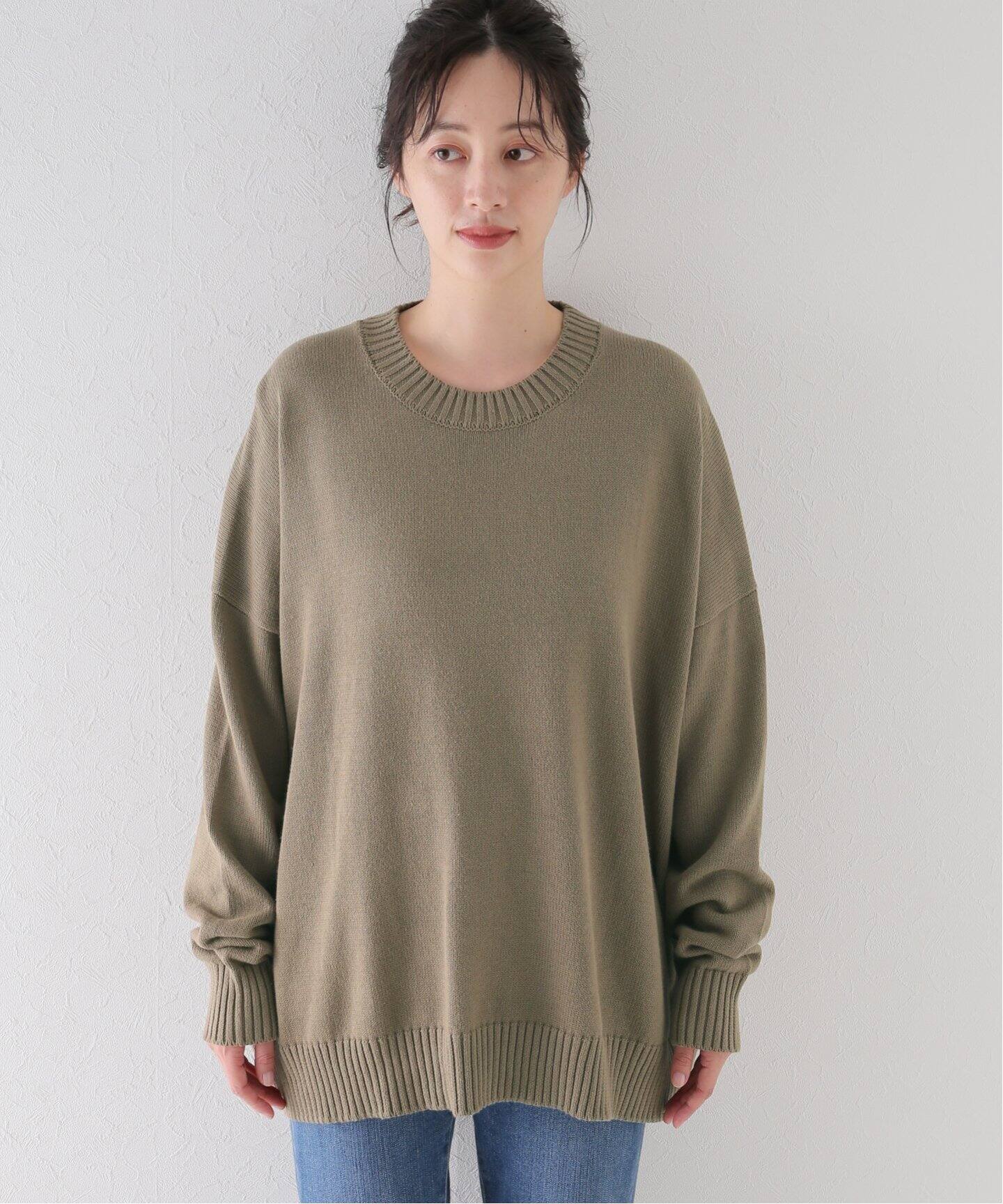 COTTONテンジク クルーネックプルオーバー（ニット／セーター 