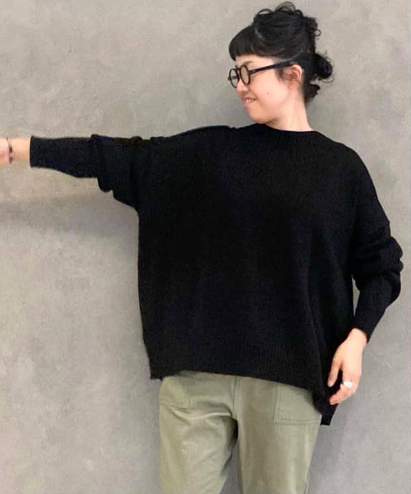 COTTONテンジク クルーネックプルオーバー（ニット／セーター  