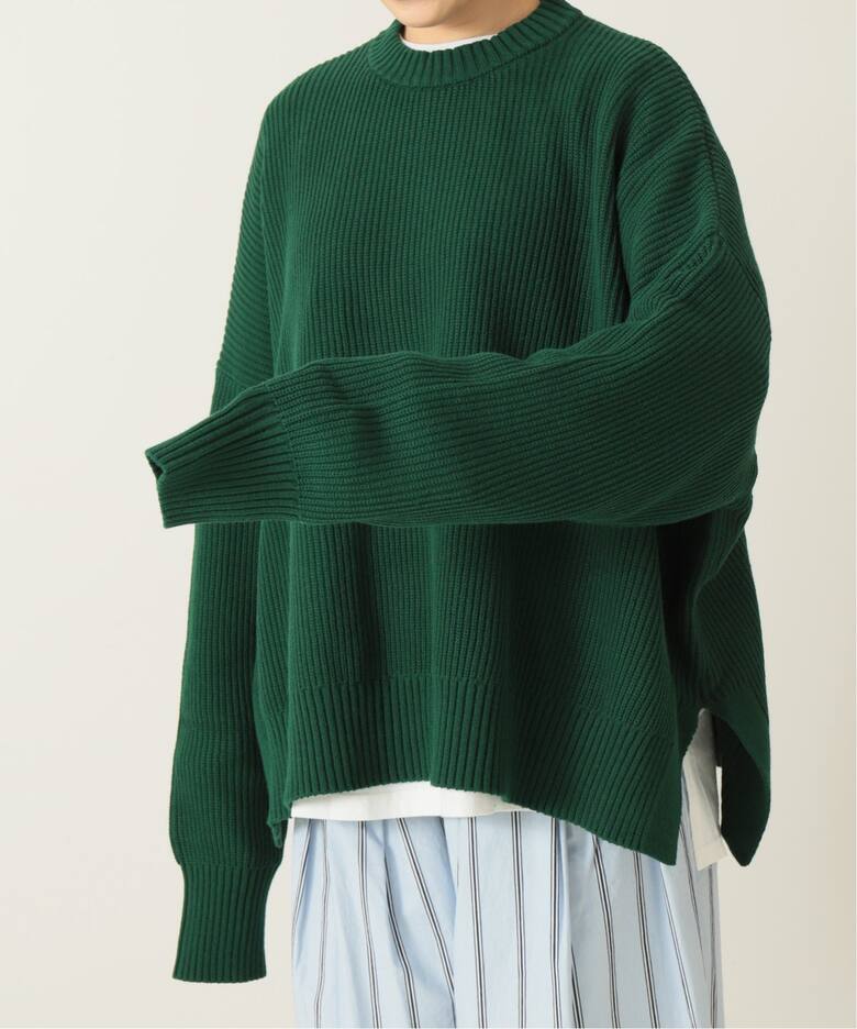 COTTONアゼクルーネックプルオーバー（ニット／セーター）｜journal 