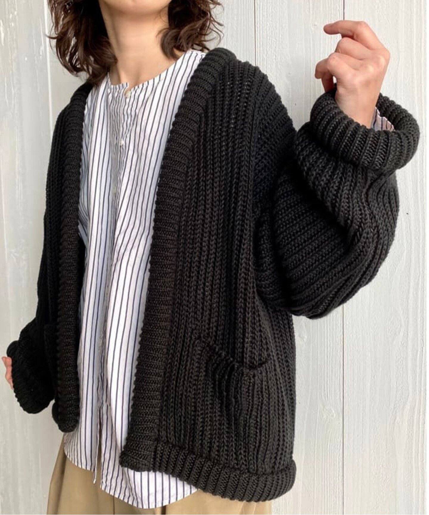 CRISTA SEYA / クリスタ セヤ】LINEN CARDIGAN（カーディガン  