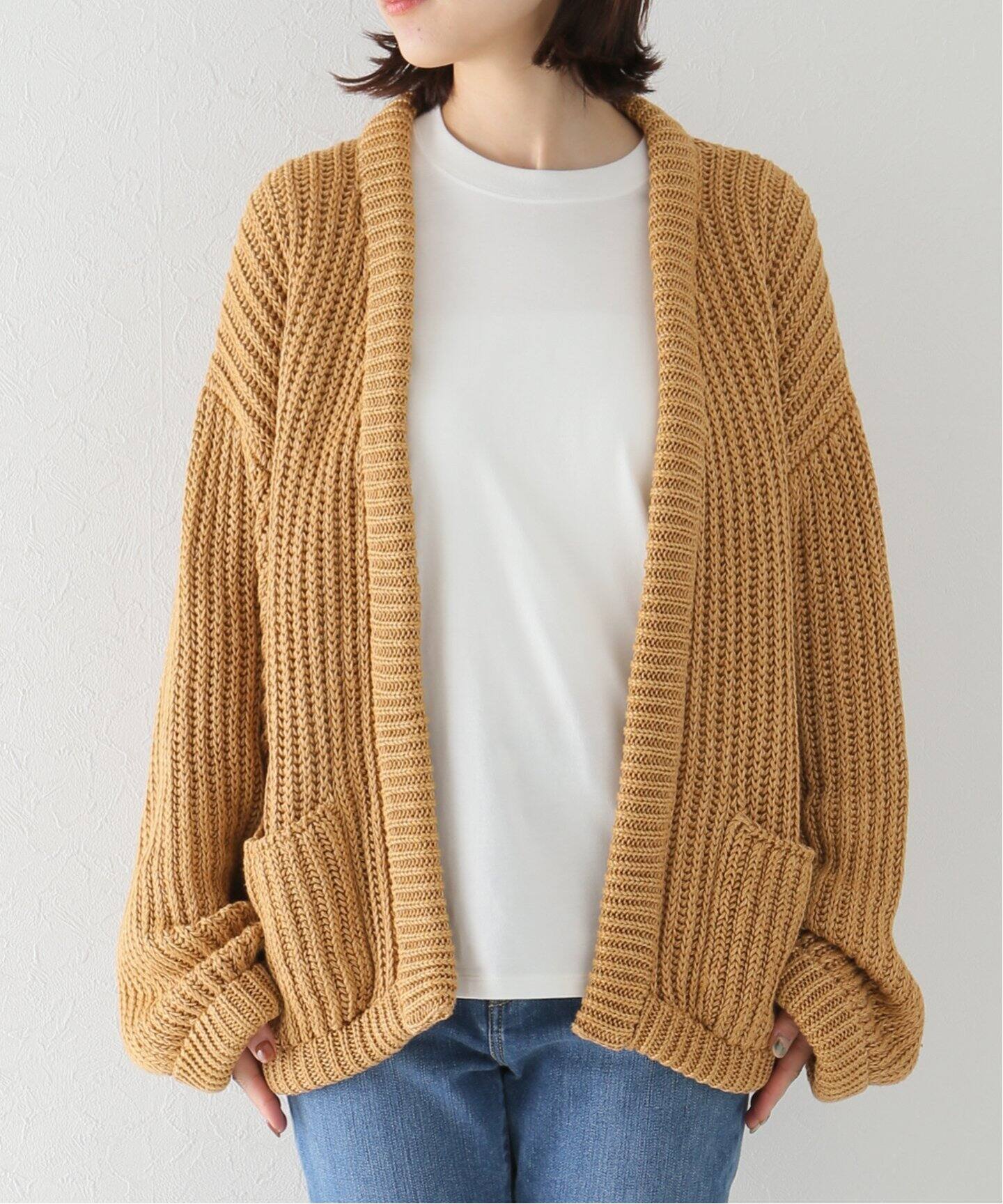 CRISTA SEYA / クリスタ セヤ】LINEN CARDIGAN（カーディガン  