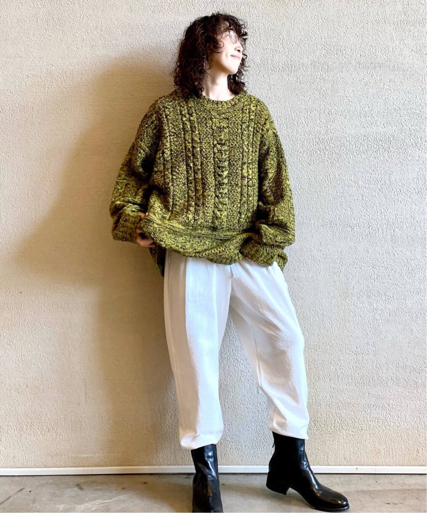 6397/シックススリーナインセブン】OFF GAUSE CABLE TUNIC（ニット 