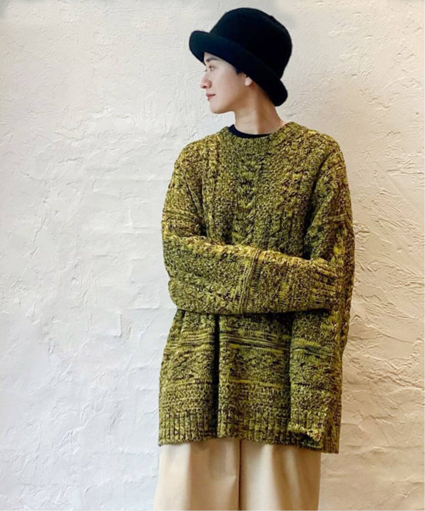 6397/シックススリーナインセブン】OFF GAUSE CABLE TUNIC（ニット 