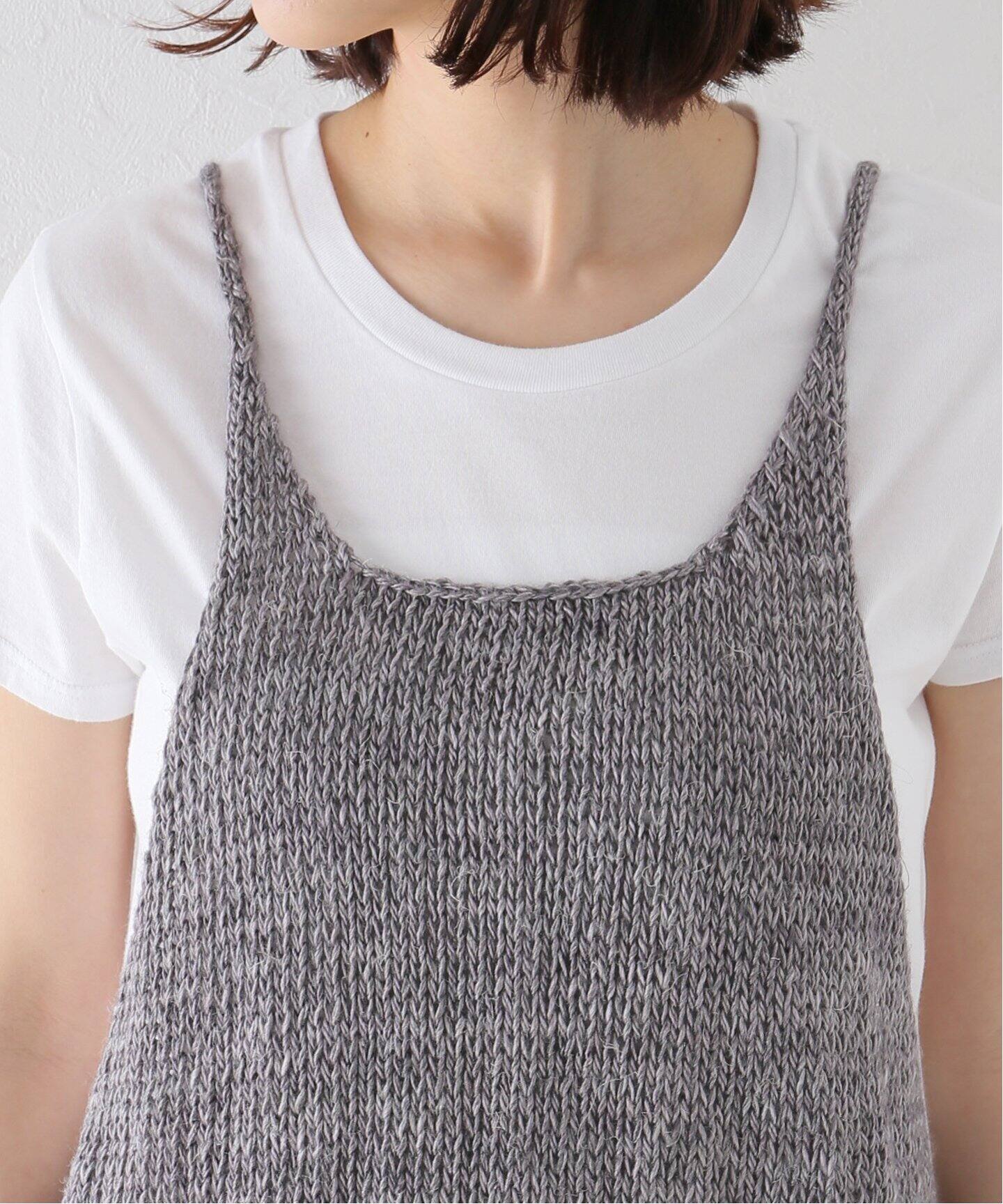 ALBUM DI FAMIGLIA/アルバム ディ ファミリア】KNITTED TANK（ベスト 