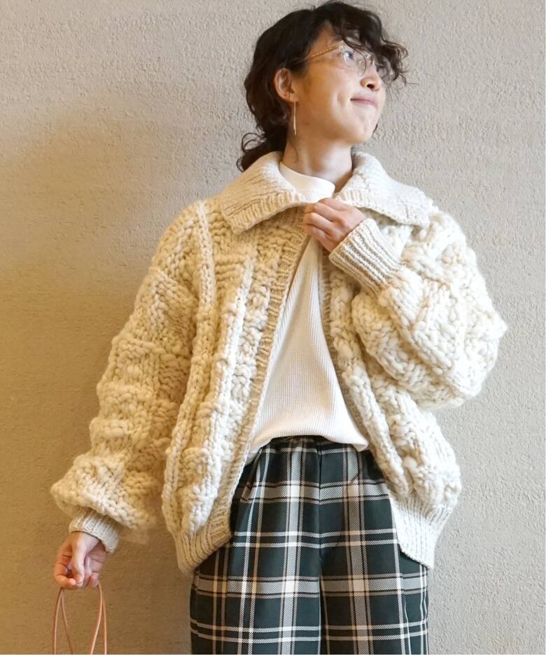 MAYDI /マイディ】CHUNKY KNIT BOMBER（カーディガン）｜journal 