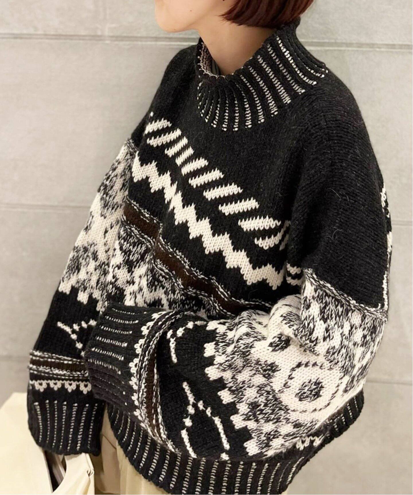 NYMANE / ニュマーン】 NADIA SWEATER NORDIC（ニット／セーター  