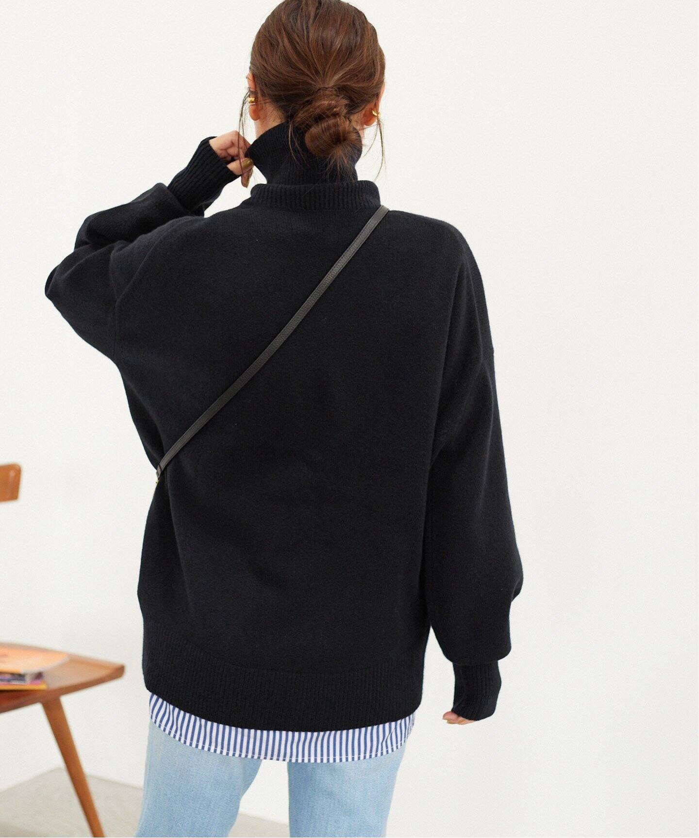 追加》ウールカシミヤタートルネックプルオーバー（ニット／セーター  