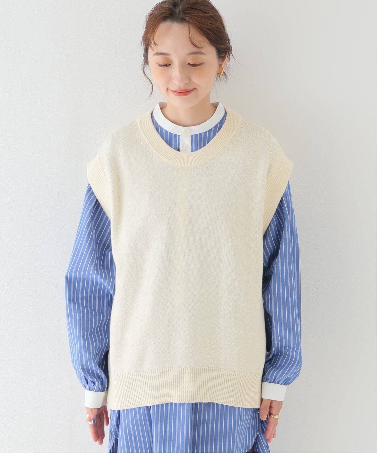 コットン天竺クルーネックベスト|JOURNAL STANDARD relume
